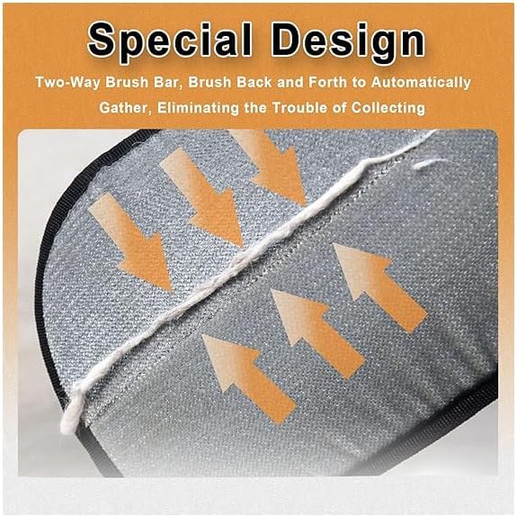Double Sided Pet Grooming Glove for Hair Removal