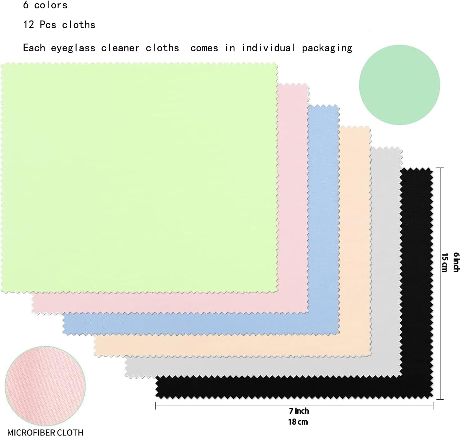 Premium Microfiber Cleaning Cloths 12 pcs