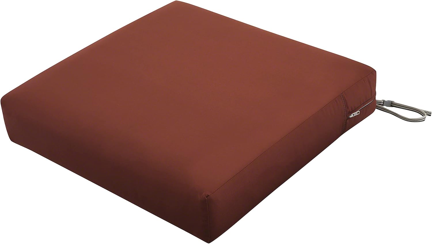 Classic Accessories Ravenna 25x25x5 Inch Water-Resistant Square Seat Cushion Slip Cover