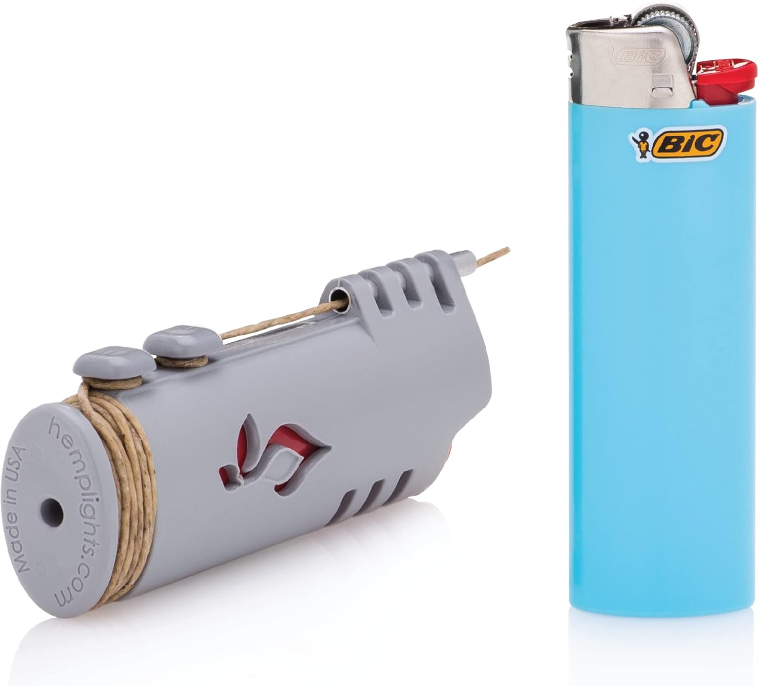 Hemplights Hemp Wick Lighter Wrapper Yellow