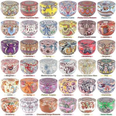 36 Pack Scented Candles for Home and Travel