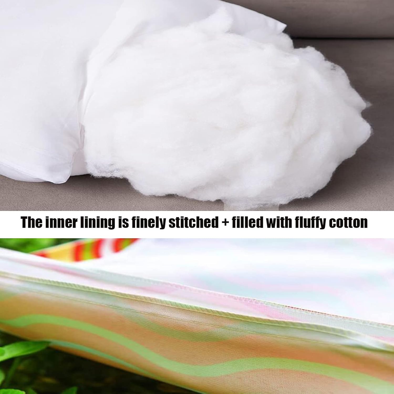 Waterproof Lumbar Pillow 2 Pack for Chair and Outdoor Use