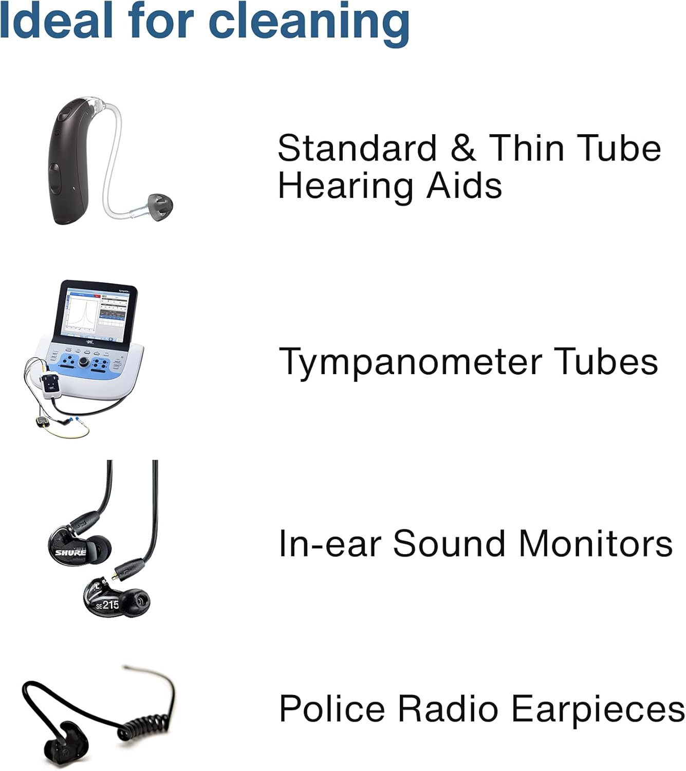 All-in-1 Hearing Aid Cleaning Kit with 100 Strands