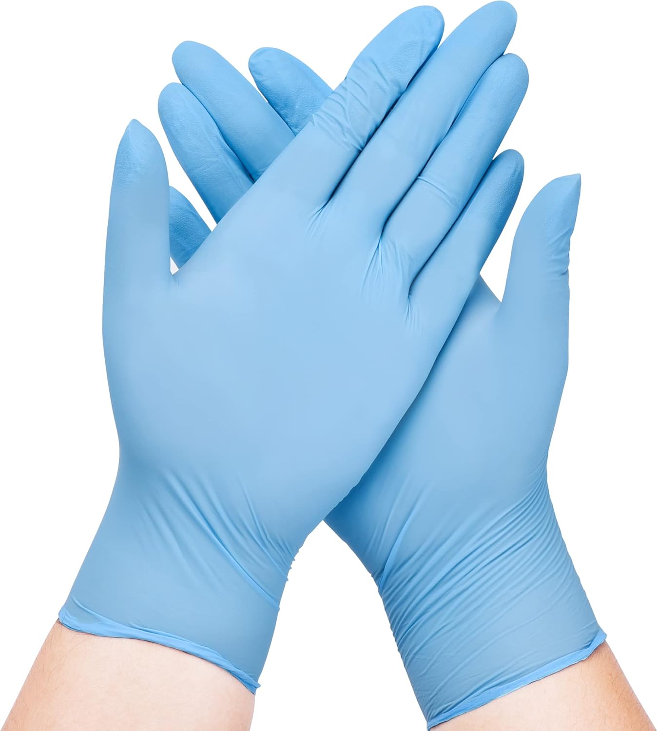 SwiftGrip Disposable Nitrile Exam Gloves Blue 100 Ct