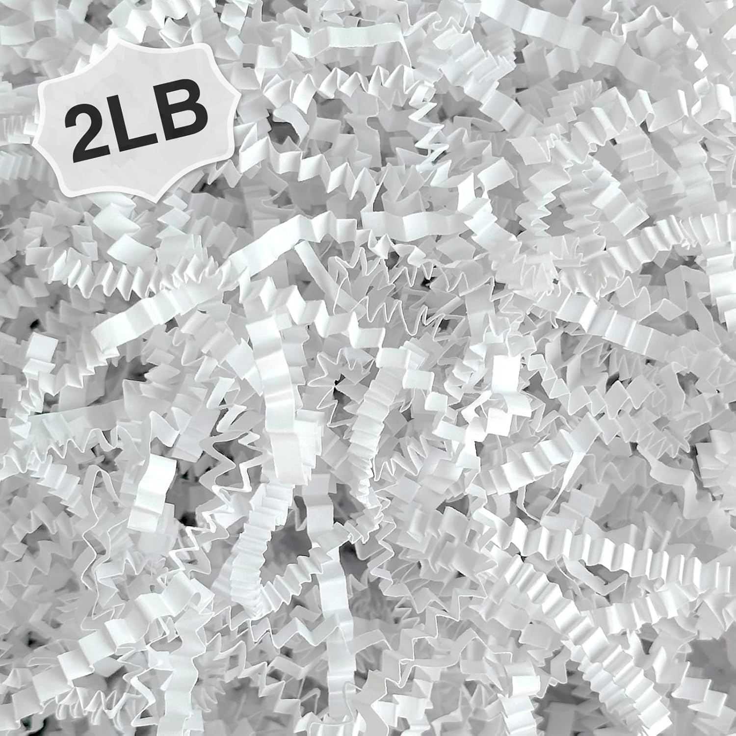 2LB Crinkle Cut Paper Shred Filler for Gift Boxes and Baskets