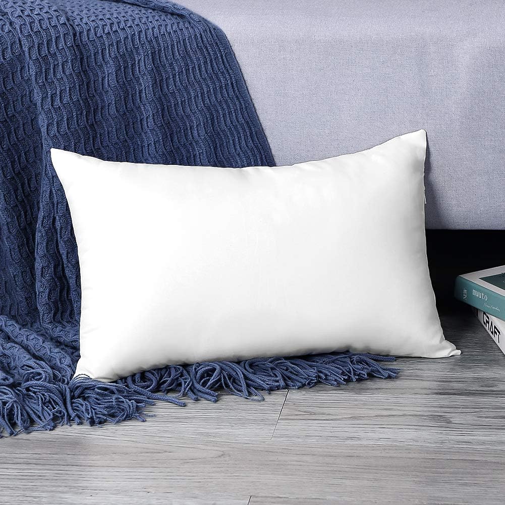 OTOSTAR Outdoor Pillow Inserts 16x24 White