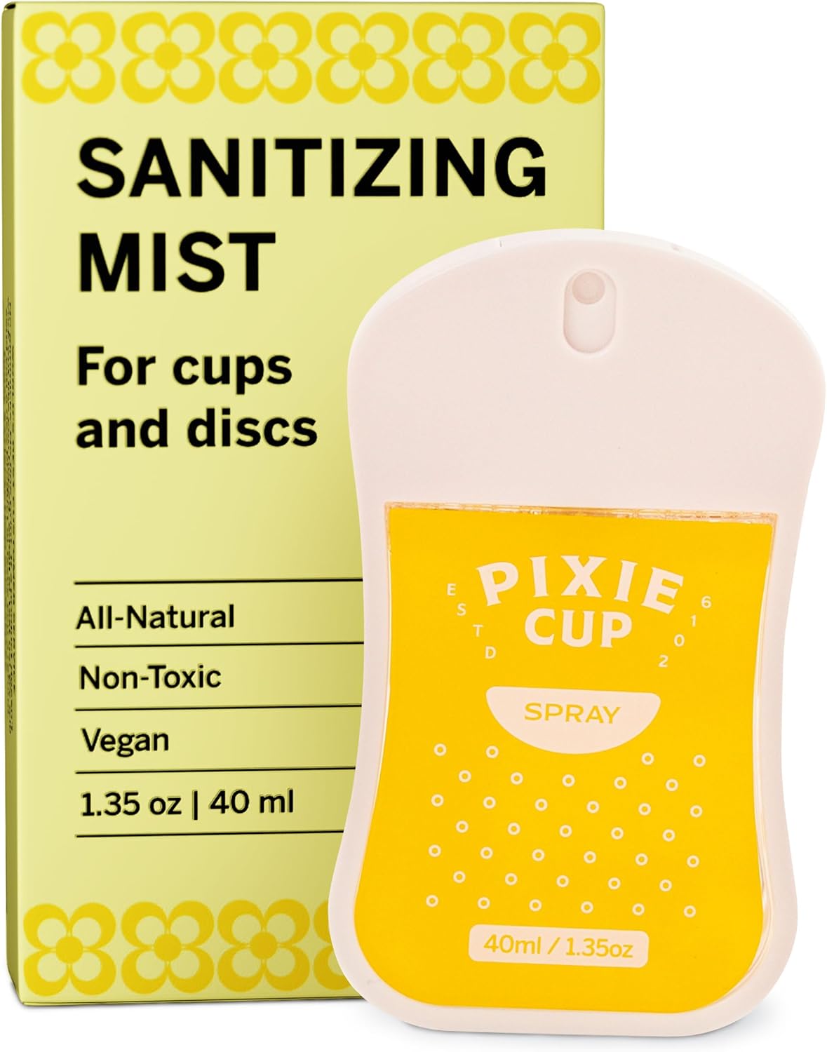 Pixie Hand Sanitizer - Quick Spray for Menstrual Cups and Period Discs