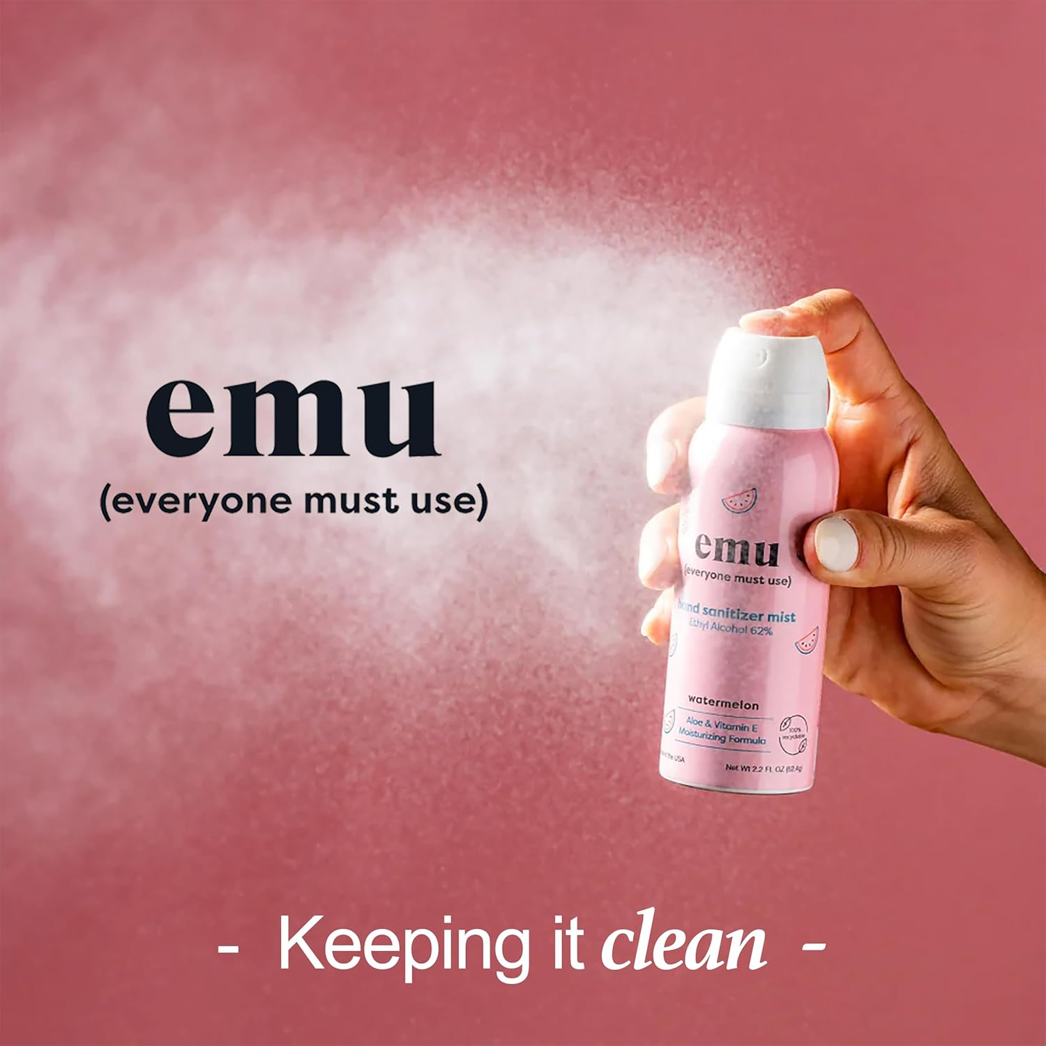 EMU Hand Sanitizer Travel Spray 22oz