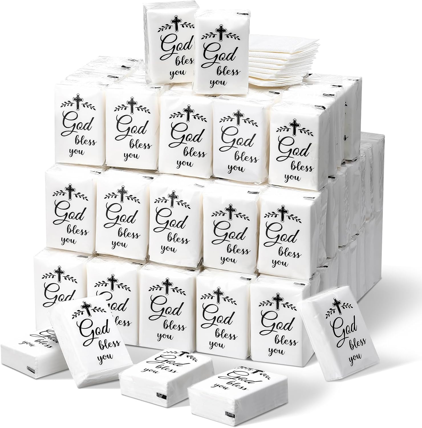 Colarr 120 Pack Cross Pocket Tissues 3 Ply