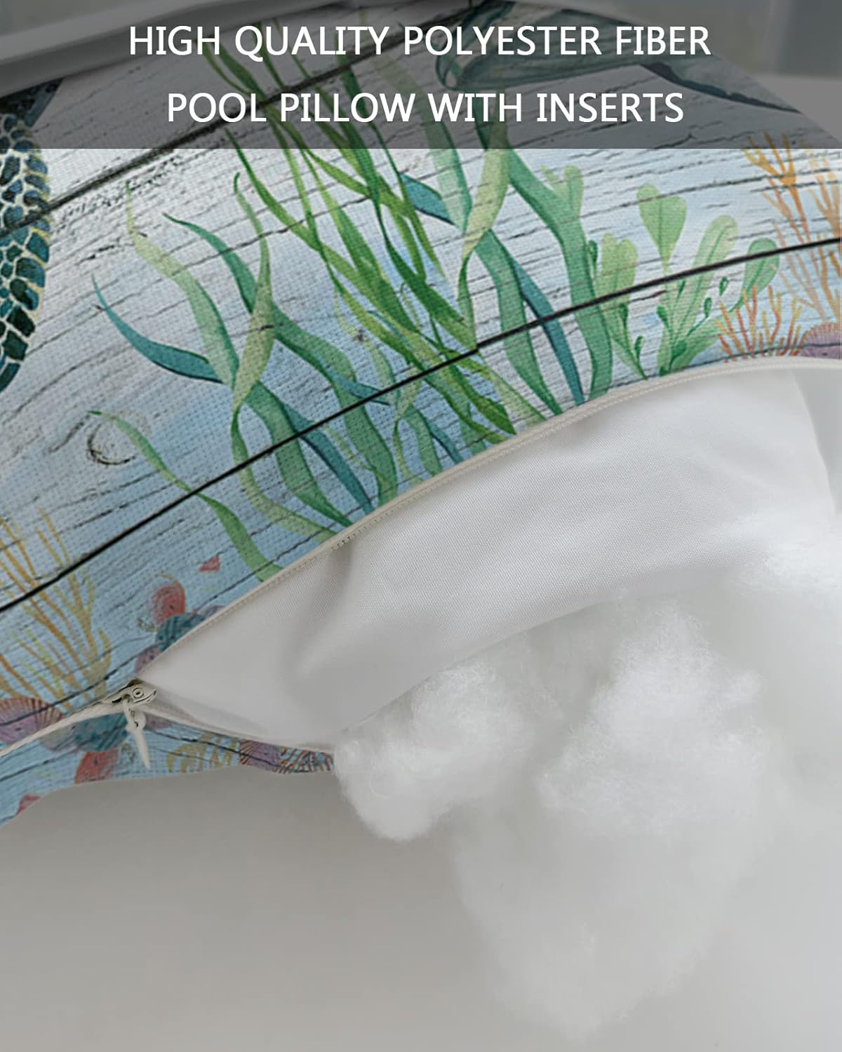 Ocean Themed Head Pillow Set for Recliner Chair