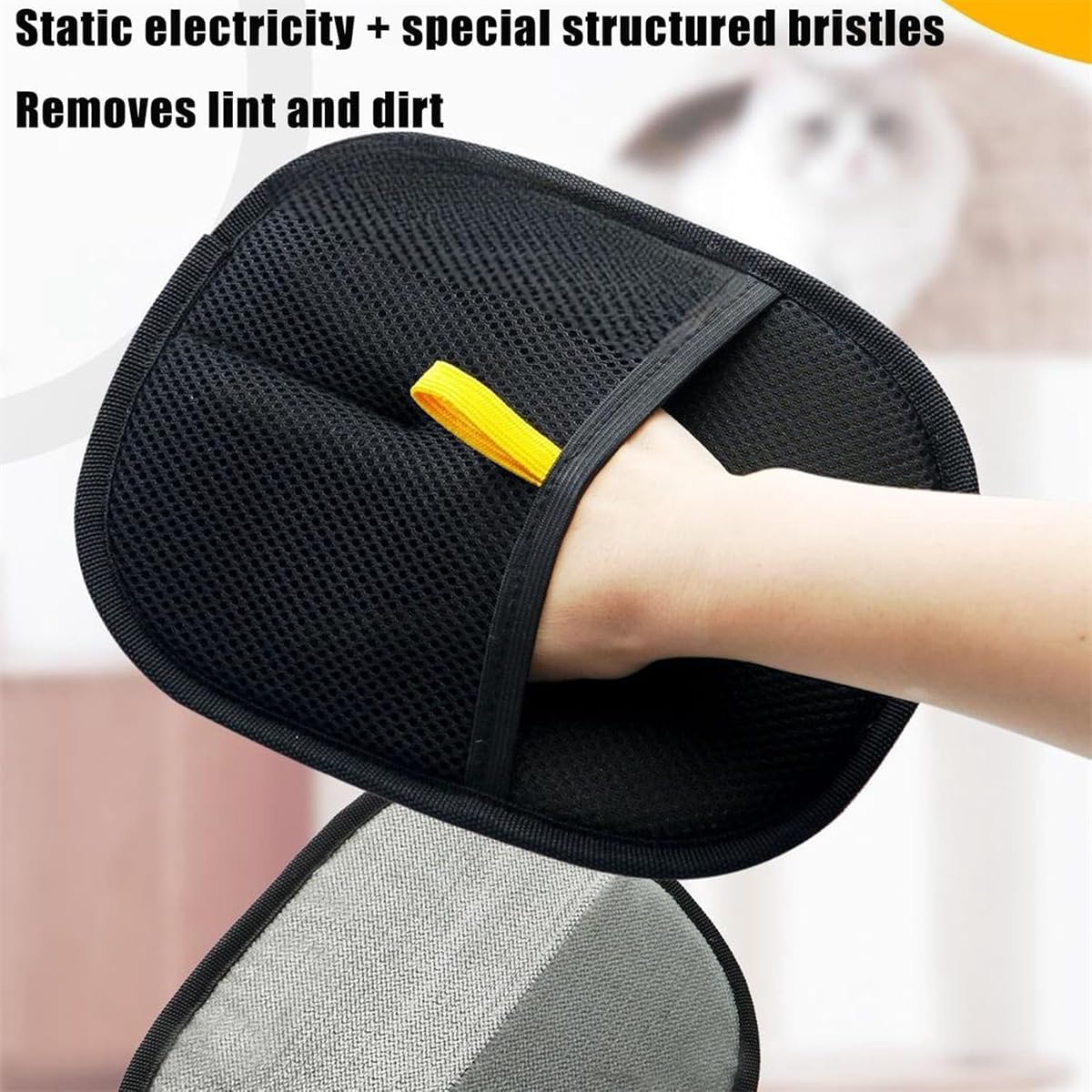 Double-Sided Pet Grooming Gloves for Dogs and Cats 1