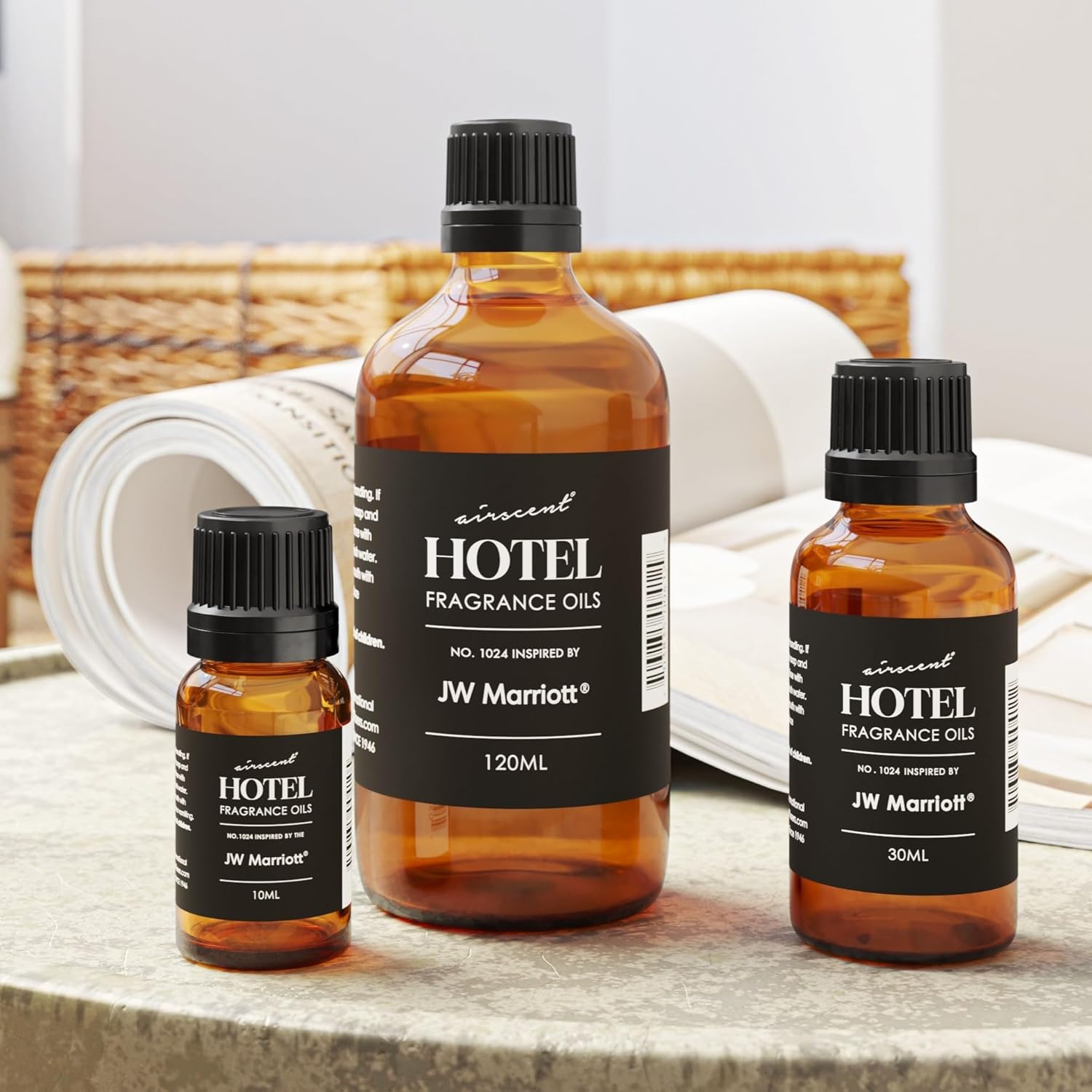 Air-Scent Hotel Diffuser Oil No 1024 - 10 ml Glass Bottle with Dropper