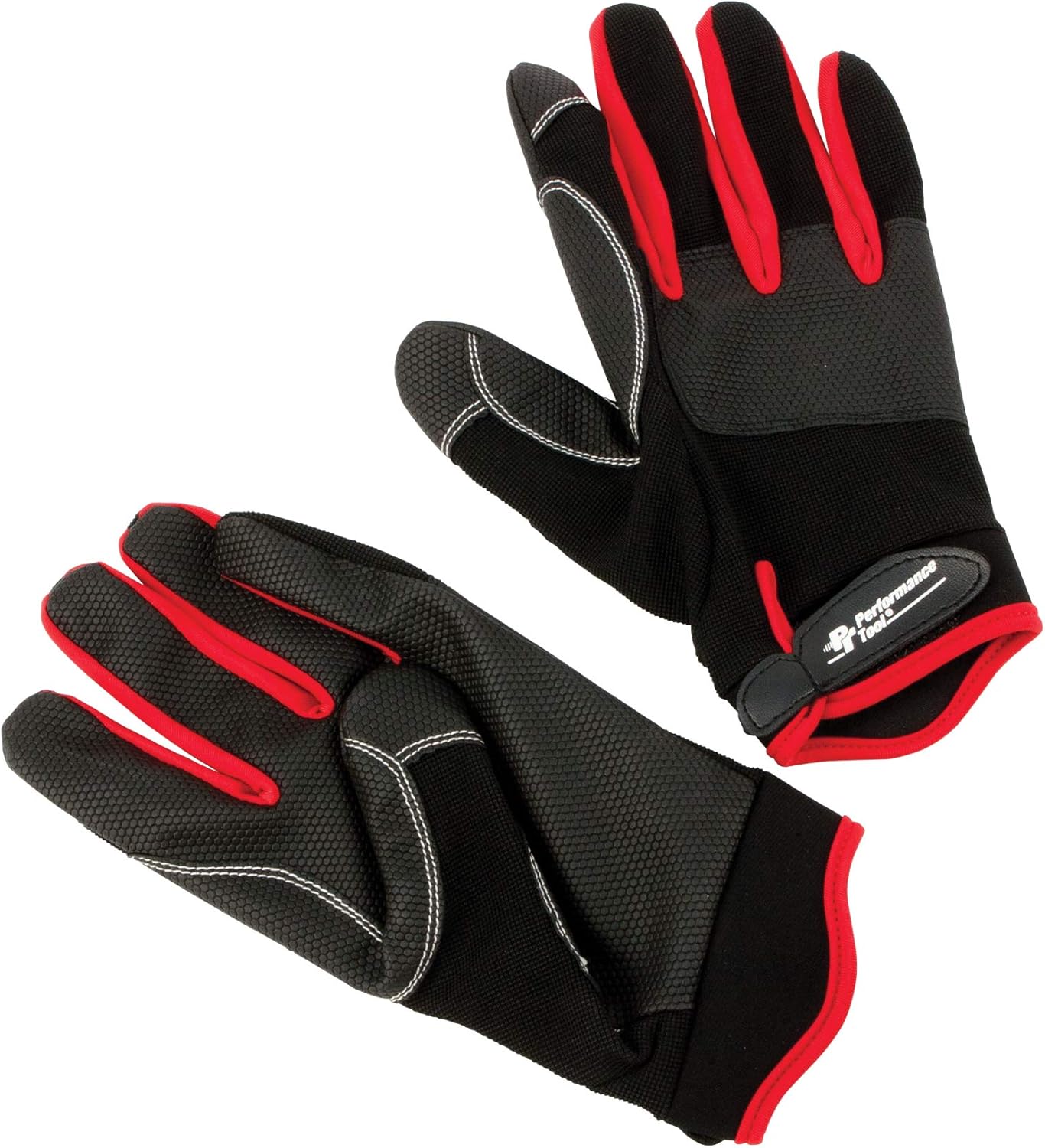 Performance Tool W89006 Red Mechanics Gloves