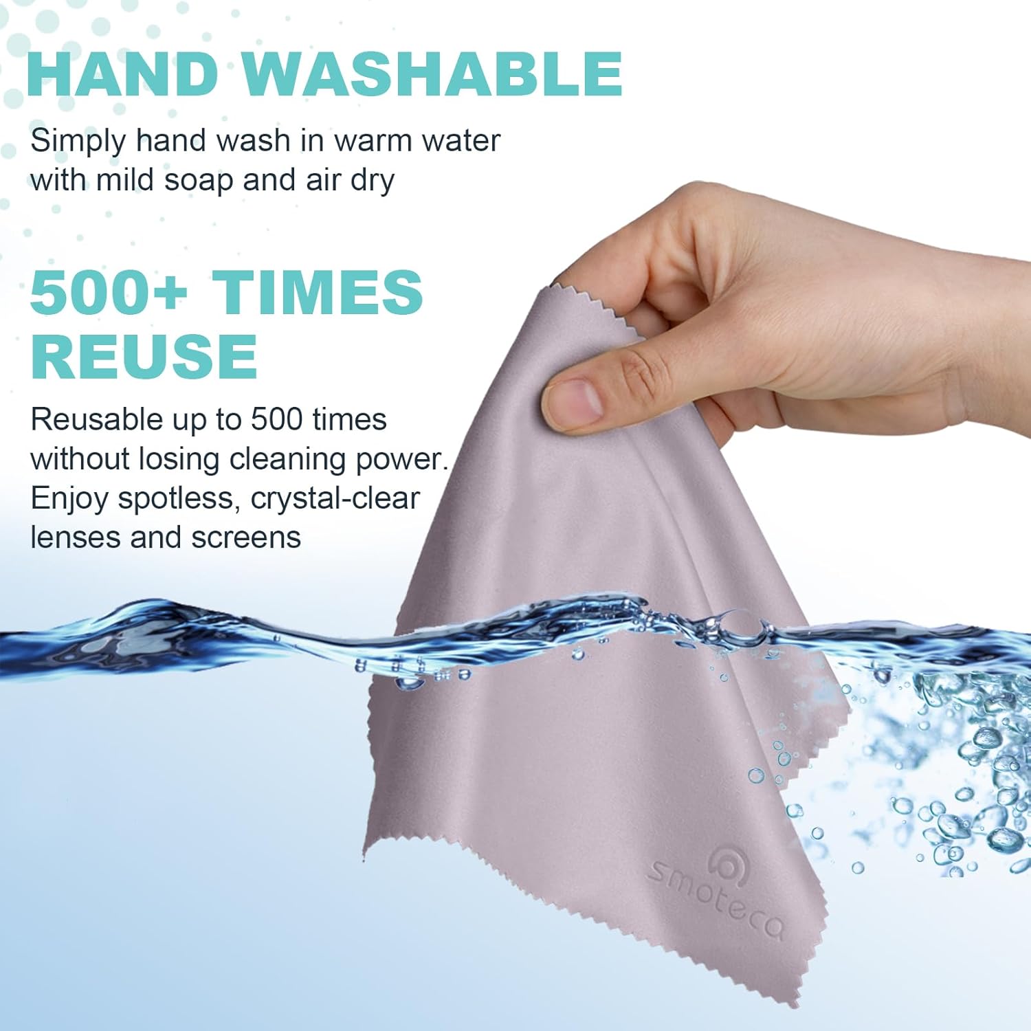SmoTecQ 12 Pack Premium Microfiber Cloths