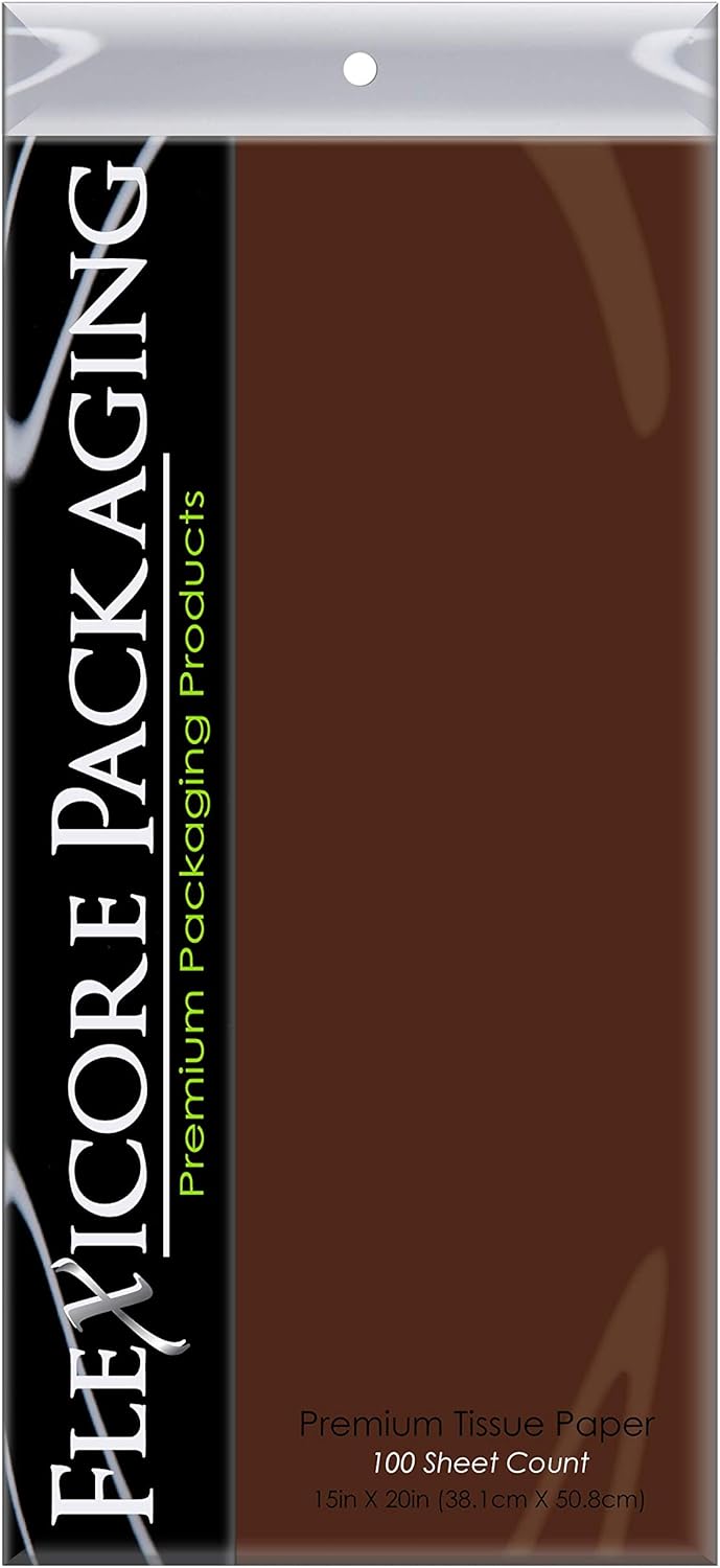 Flexicore Packaging Gift Wrap Tissue Paper Chocolate 15x20