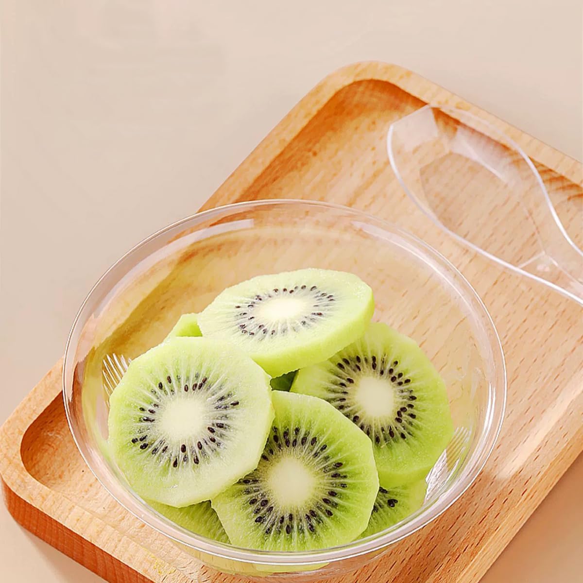 100 Pack Clear Plastic Bowls for Desserts and Parties
