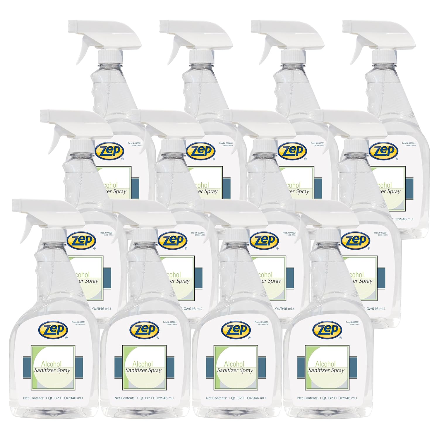 Zep Alcohol Hand Sanitizer Spray 32 oz Case of 12