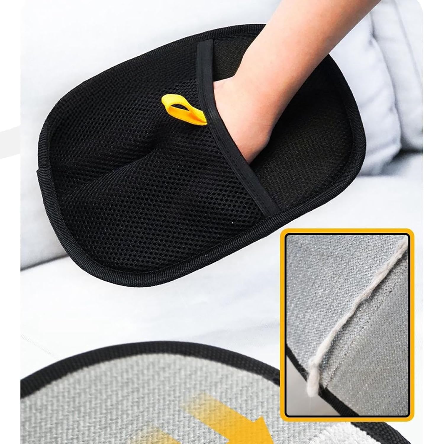 Static Removal Pet Hair Grooming Gloves for Dogs and Cats