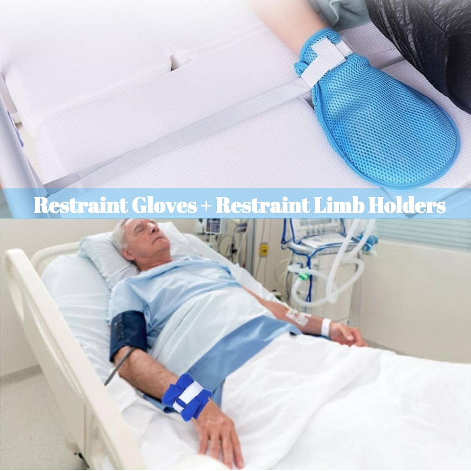 Lmaray Dementia Restraint Gloves 2 Pcs