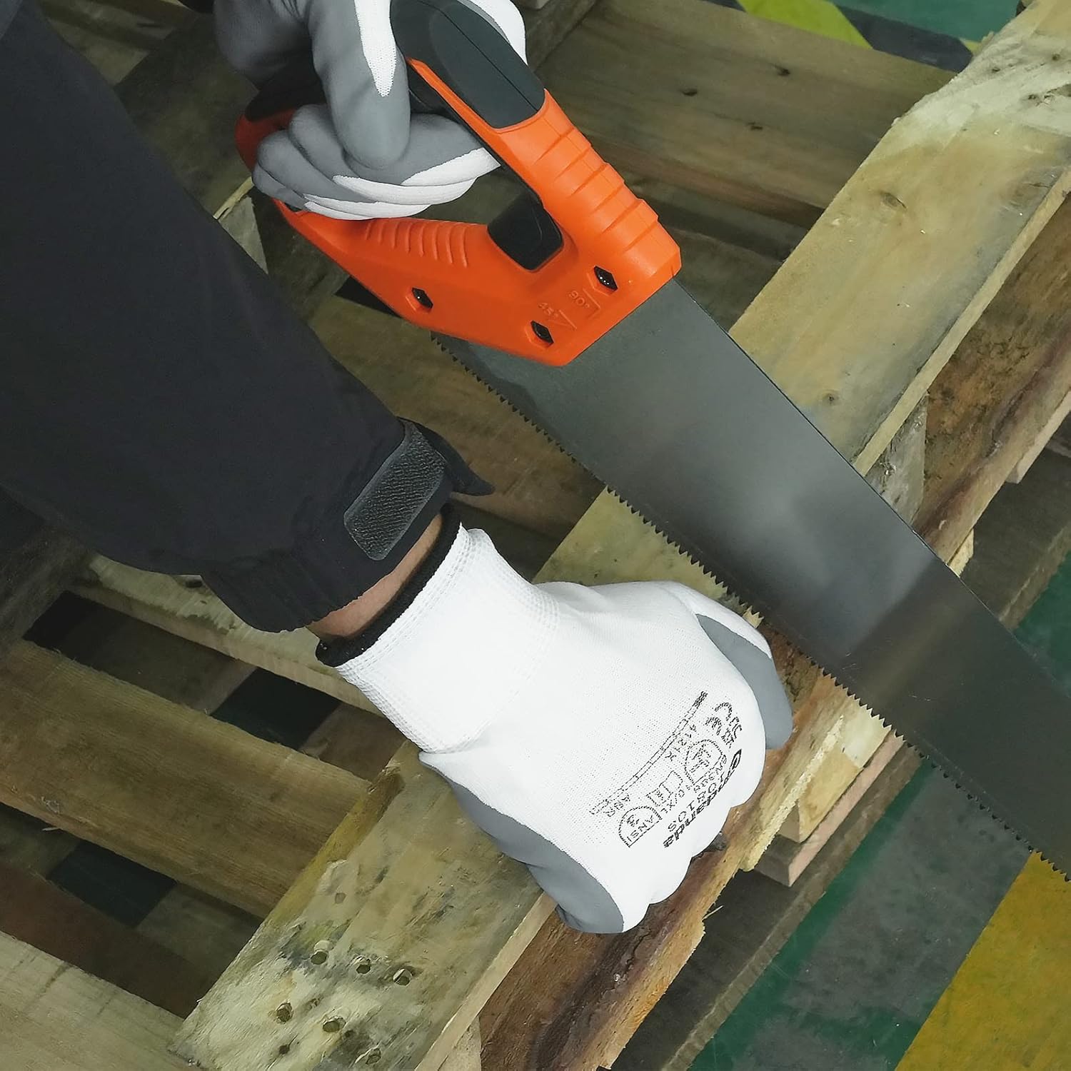 ANDANDA Safety Work Gloves with Nitrile Coating