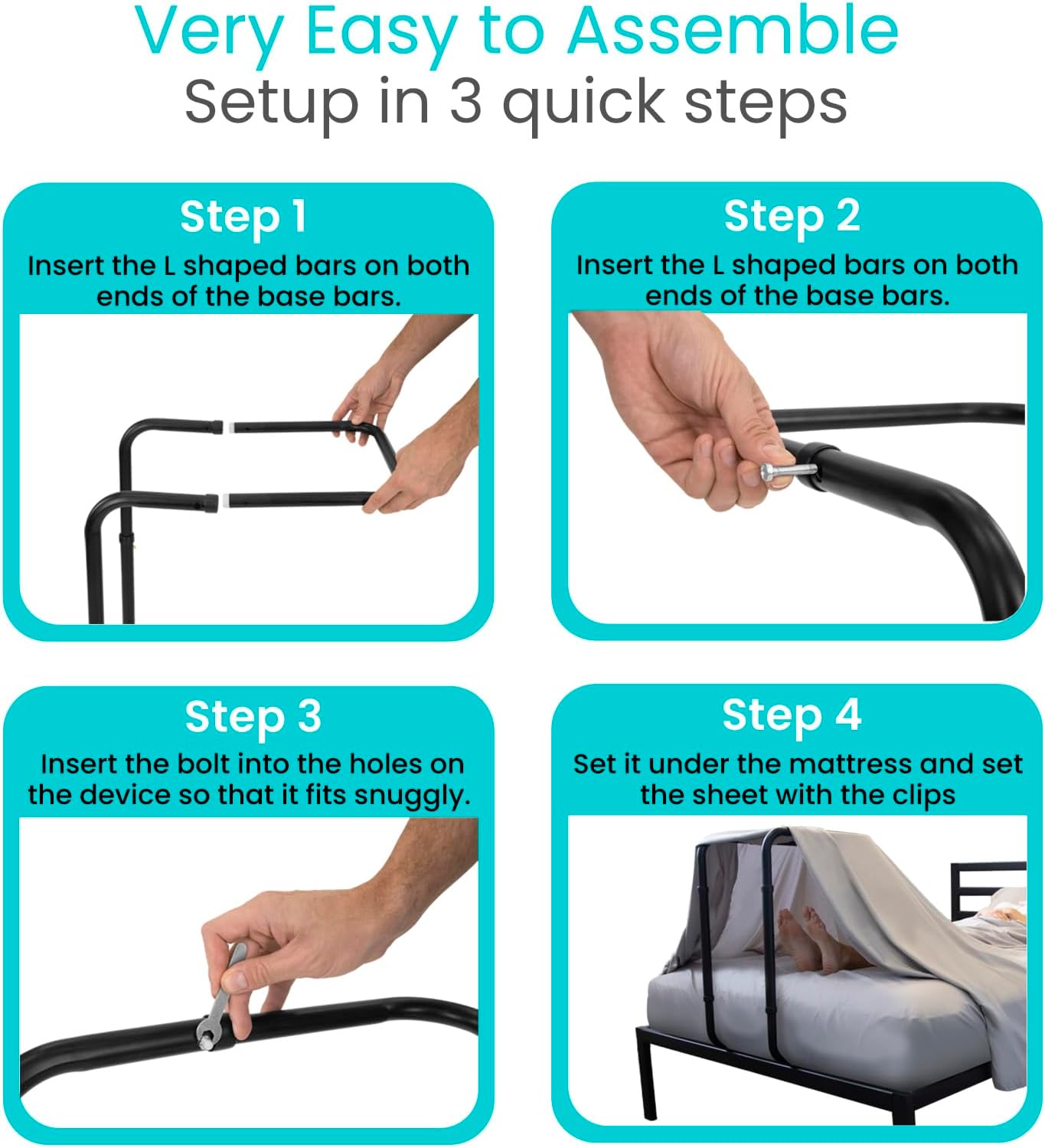 Vive Adjustable Blanket Lifter for Feet 26-34 Inches