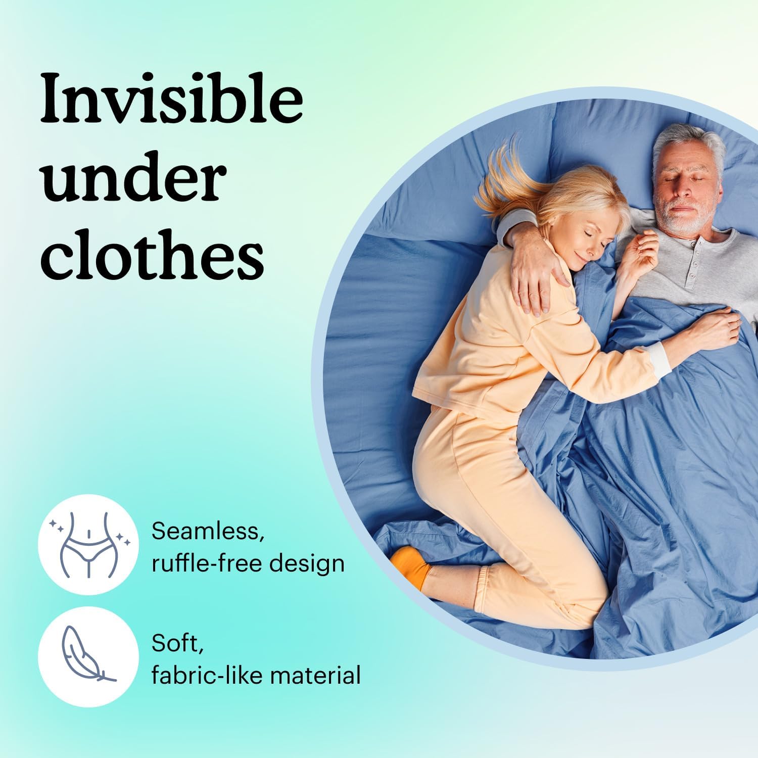 Because Premium Incontinence Booster Pads 22 Count Leak-Proof Soft Unisex