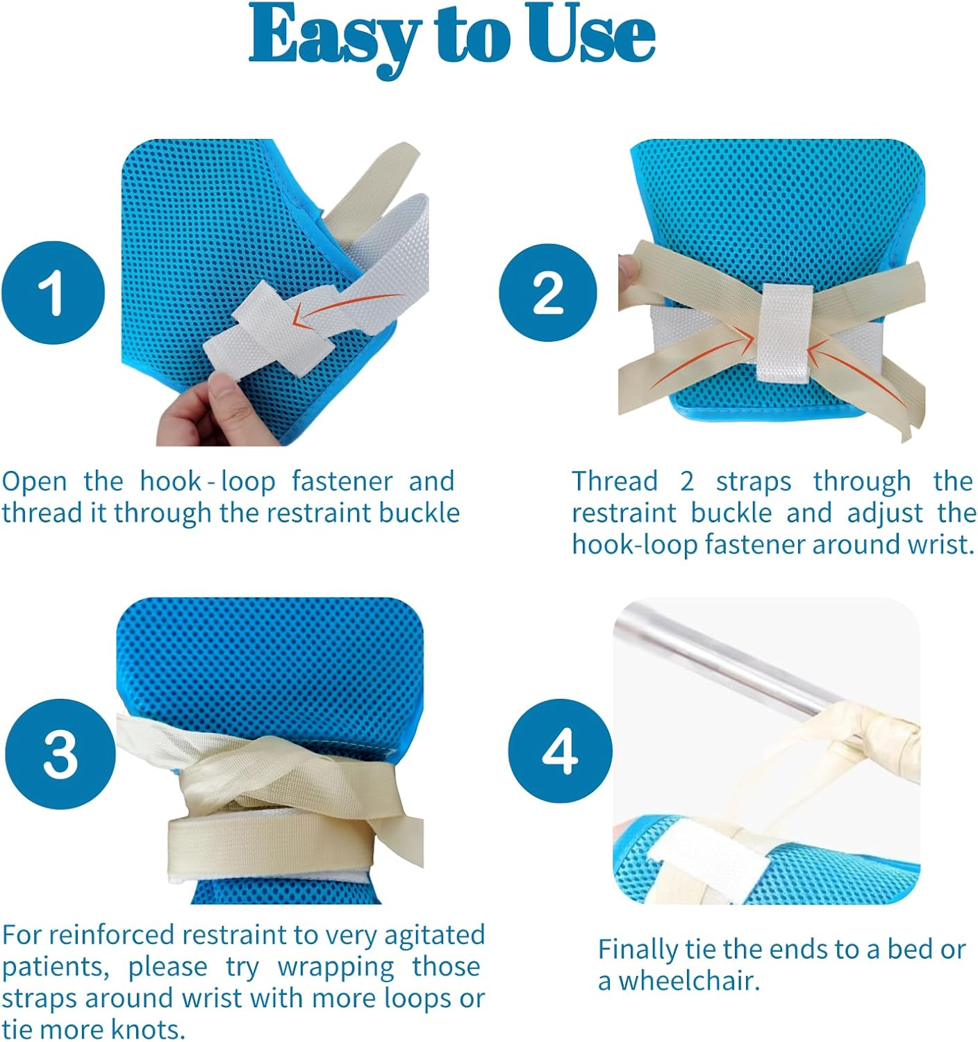 Lmaray Dementia Safety Gloves for Elderly Restraint