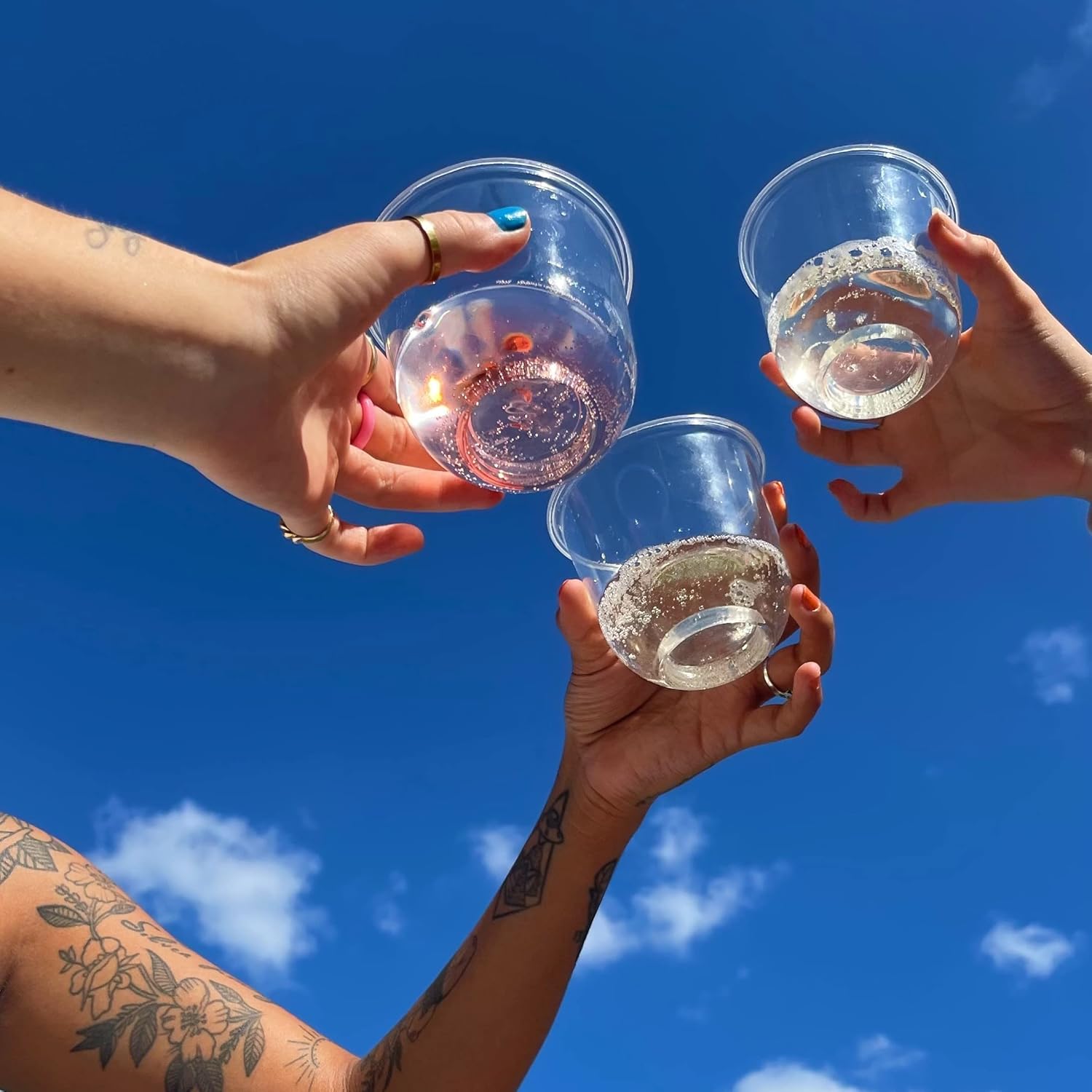 Repurpose Disposable Stemless Glasses 12oz 100 Cups