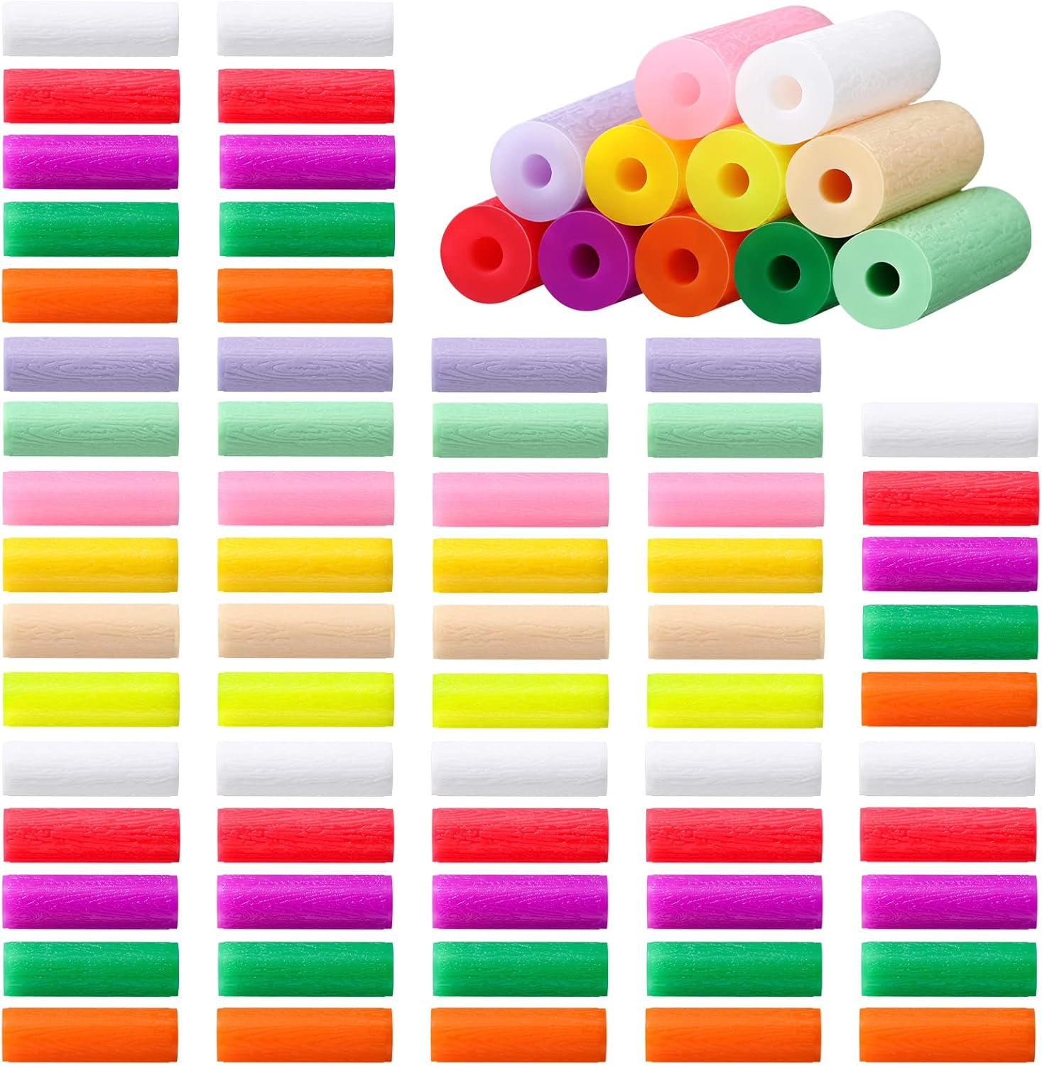 Konohan 110 Pcs Orthodontic Chew Aligner Tray Seater Silicone Chompers