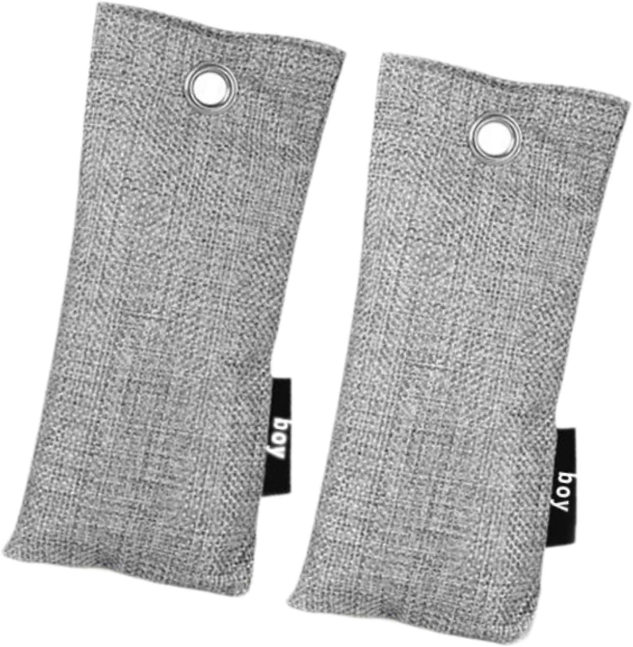 2X Bamboo Charcoal Shoe Deodorizers for Fresh Air Purification