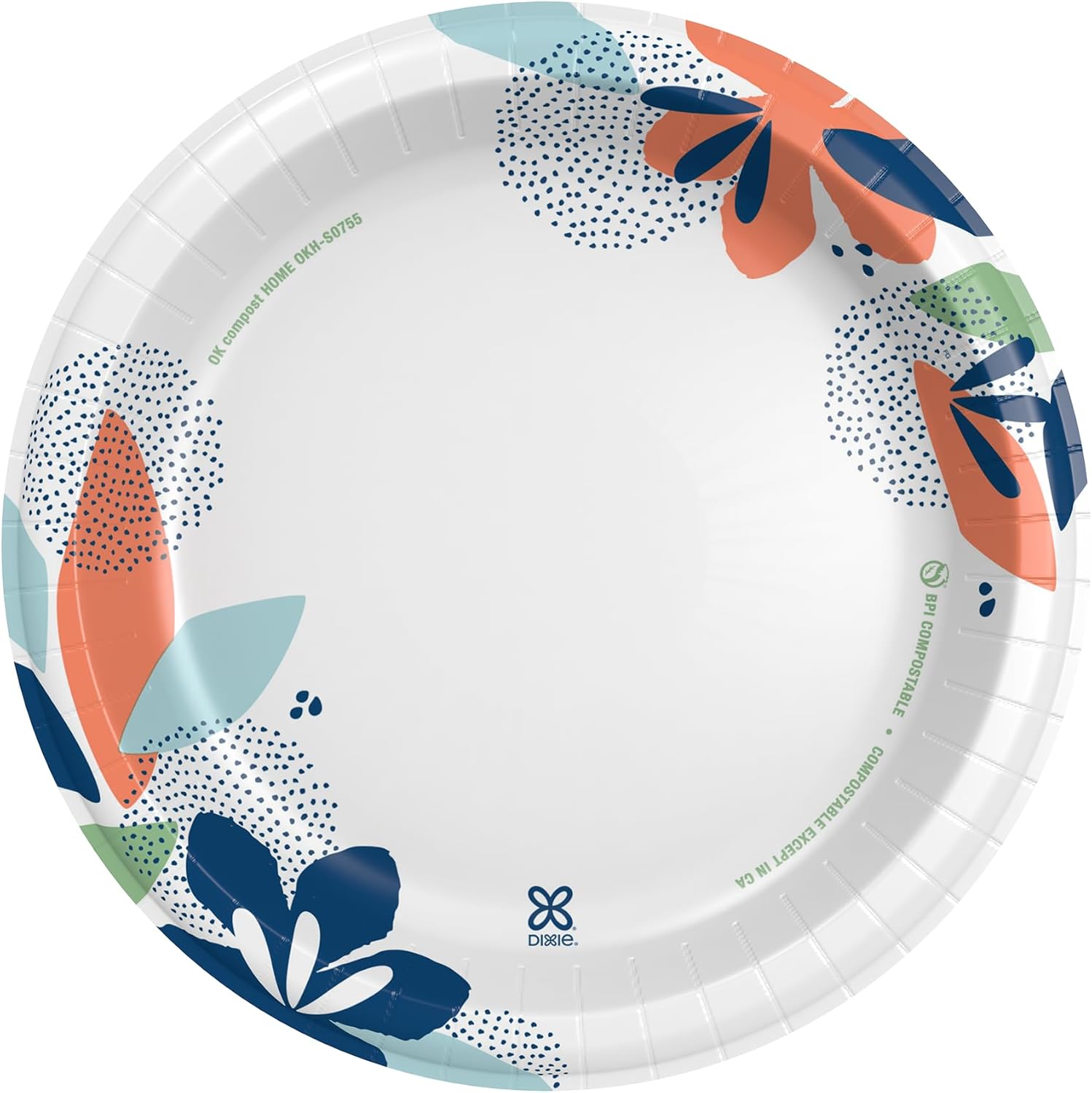 Dixie Large Paper Plates 10 Inch 204 Count 2X Stronger