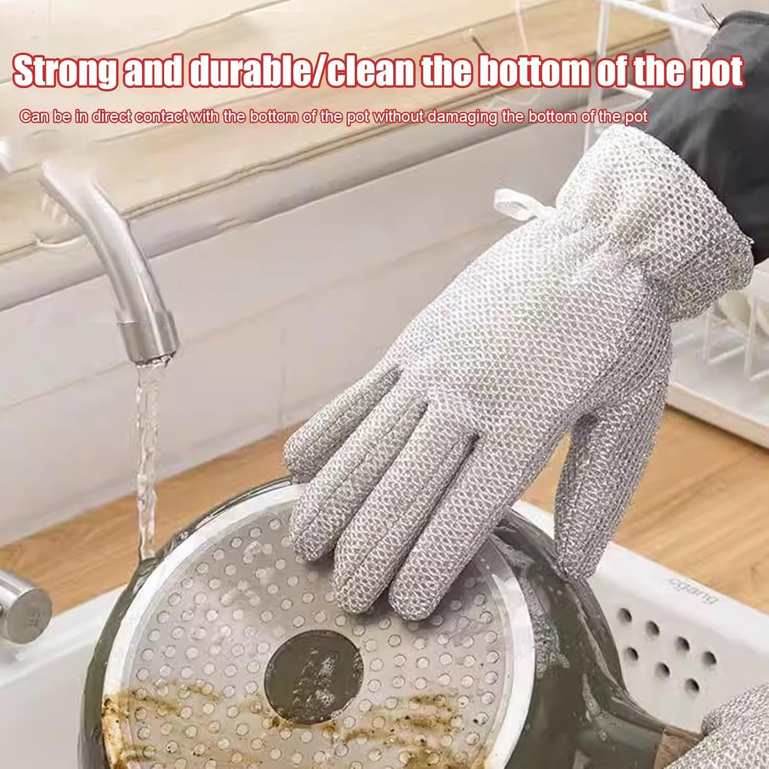 TRISTO Heat Resistant Kitchen Gloves for Cleaning