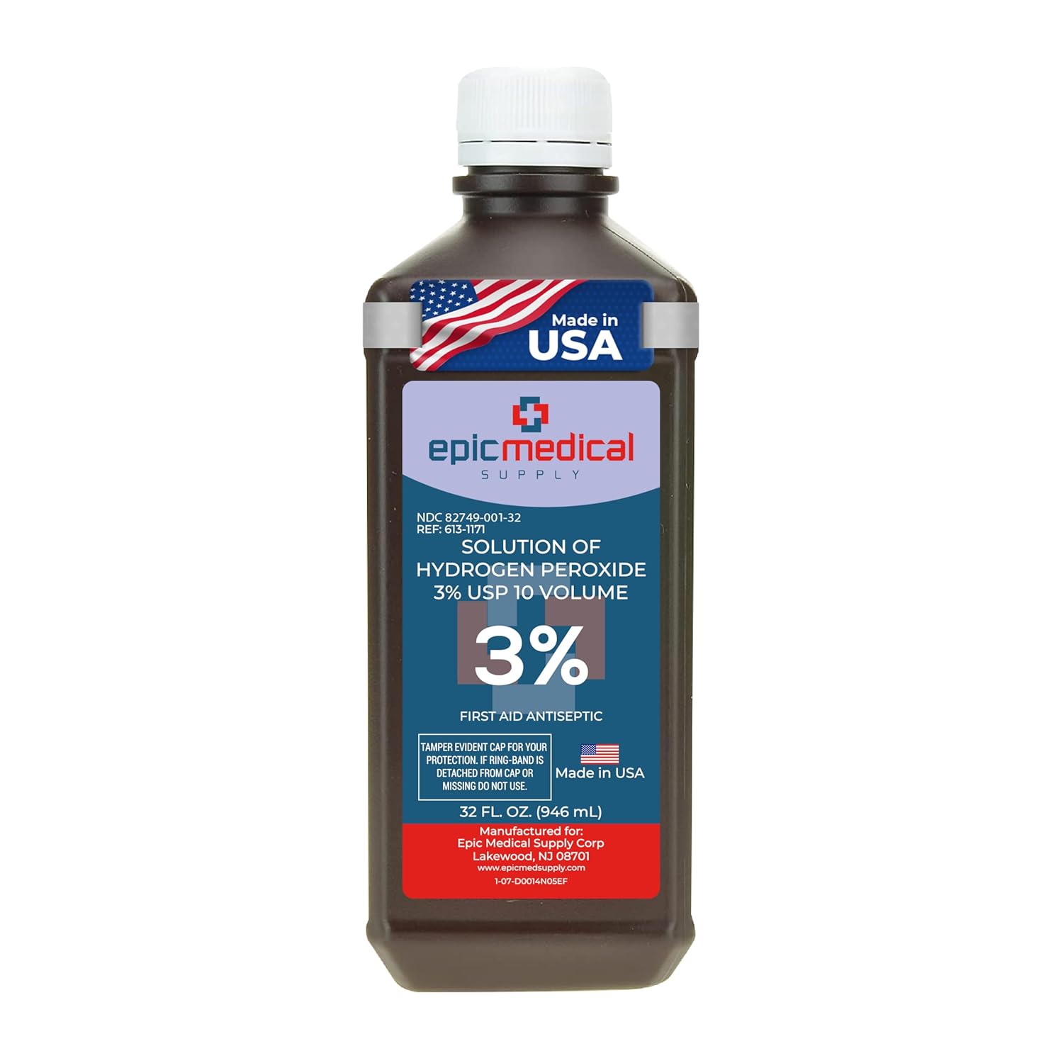 32 oz Hydrogen Peroxide First Aid Antiseptic Cleaner 3 USP