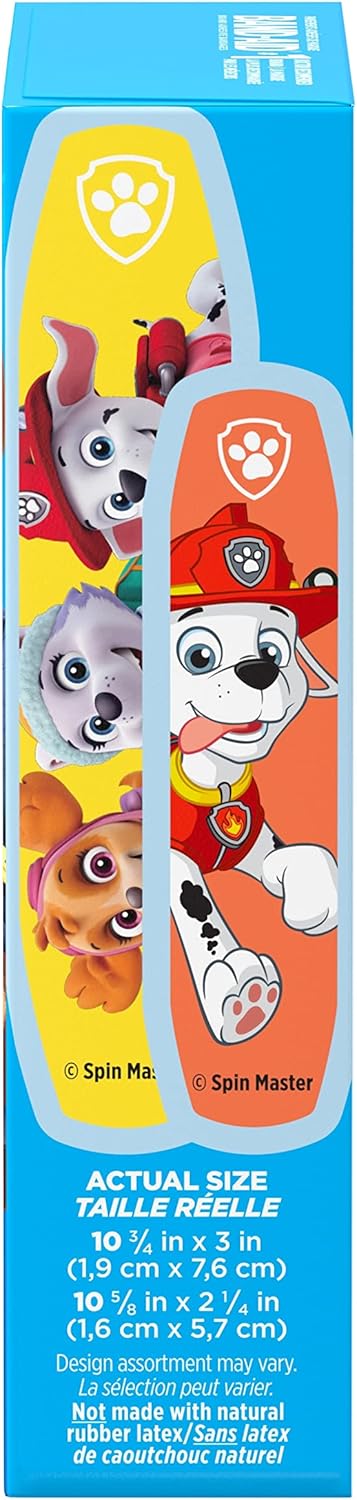 Band-Aid Sterile Adhesive Bandages with Paw Patrol Characters 20 Count