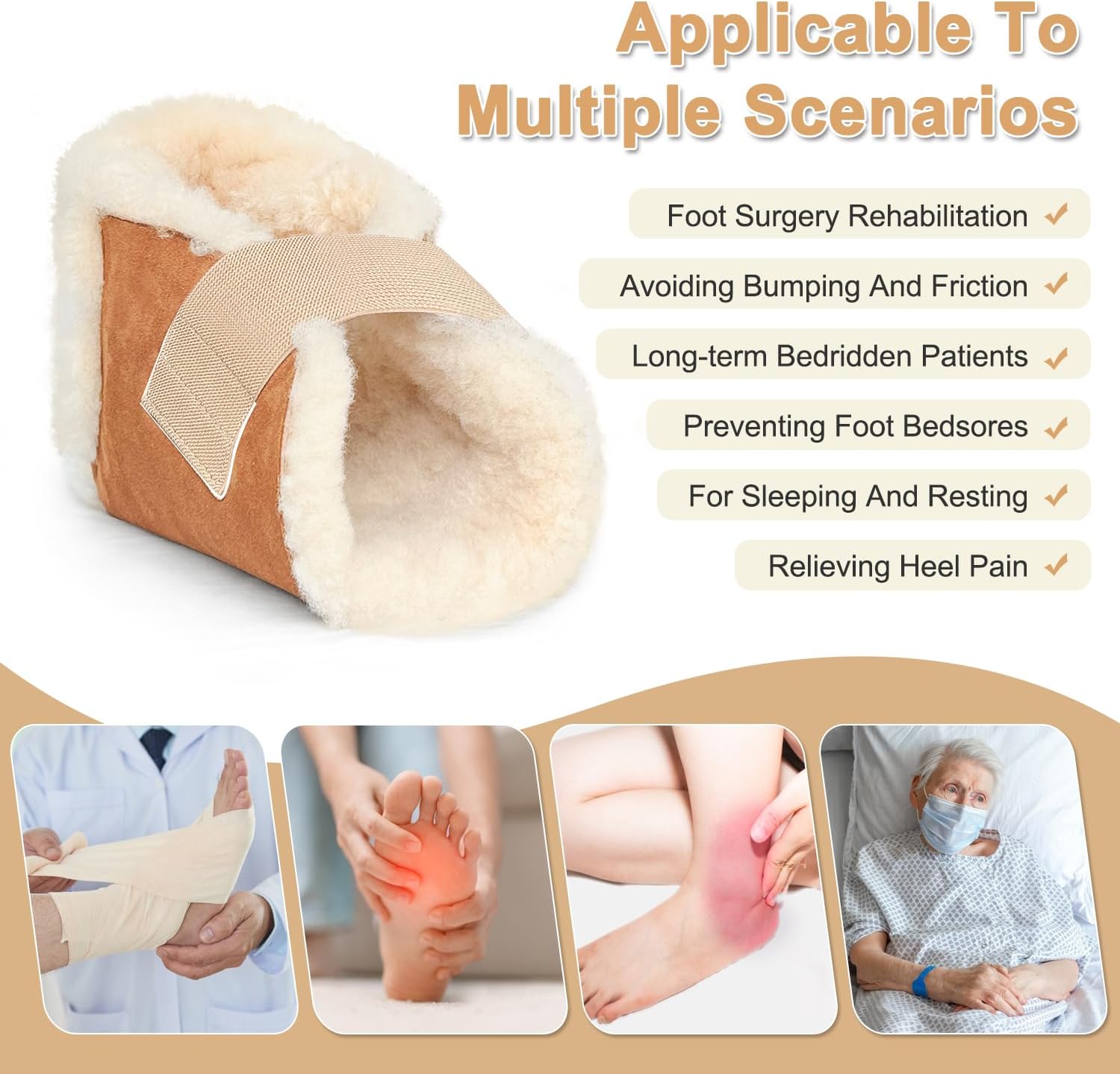 KAVIL Heel Protector Cushion for Foot Pain
