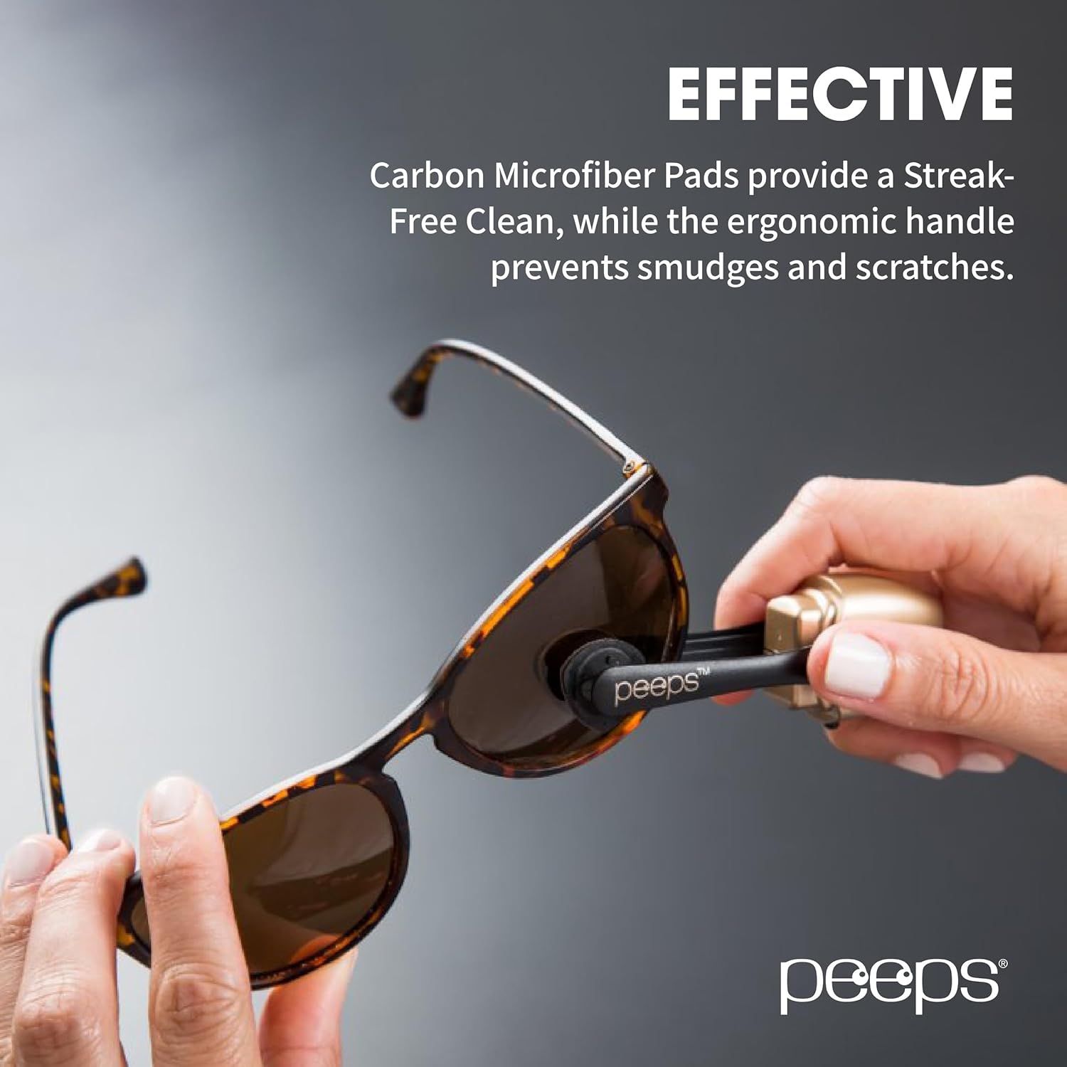 CarbonKlean Peeps Glasses Cleaner - 1 Count