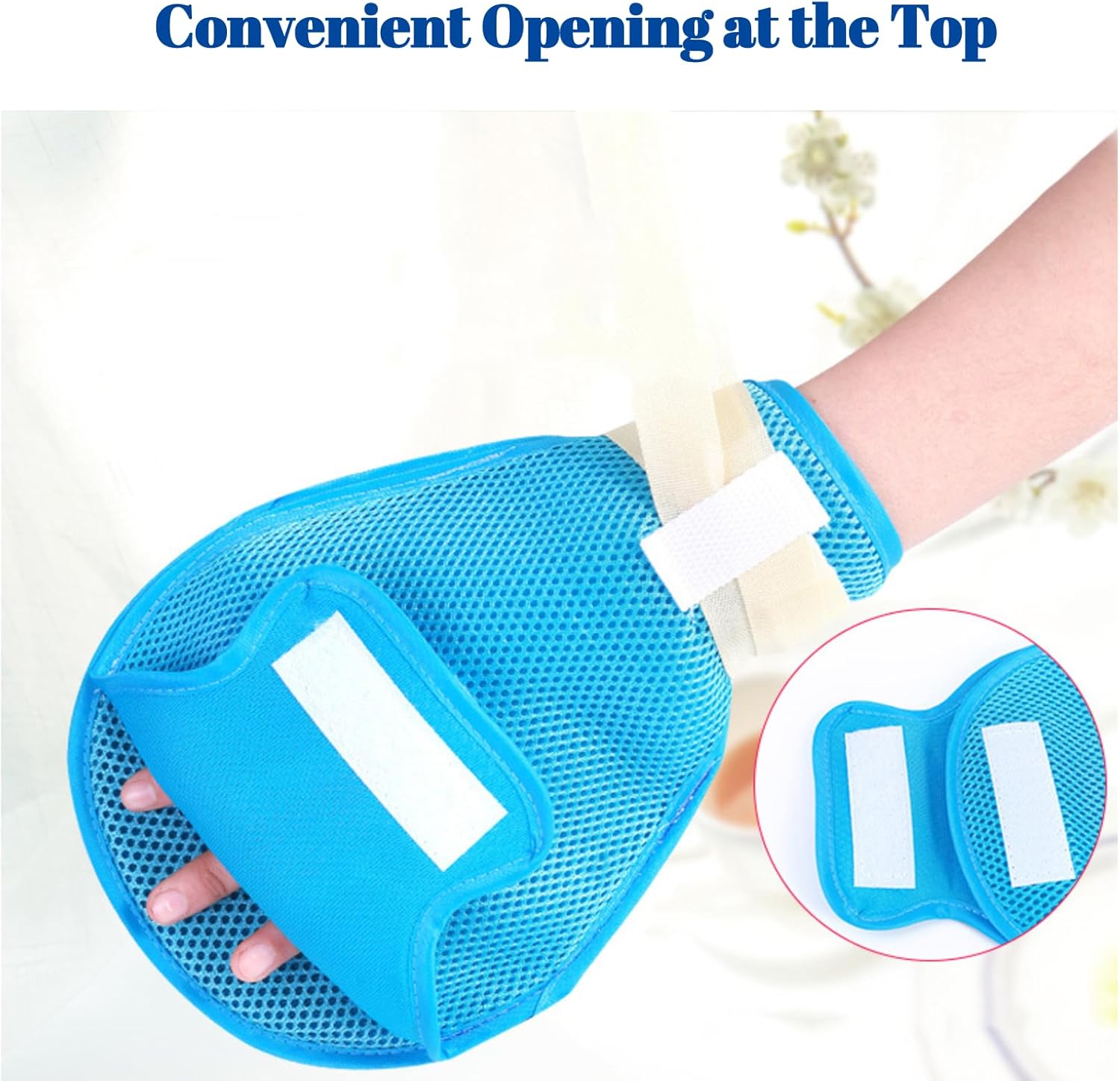 Lmaray 2 Pack Dementia Hand Restraint Gloves for Elderly