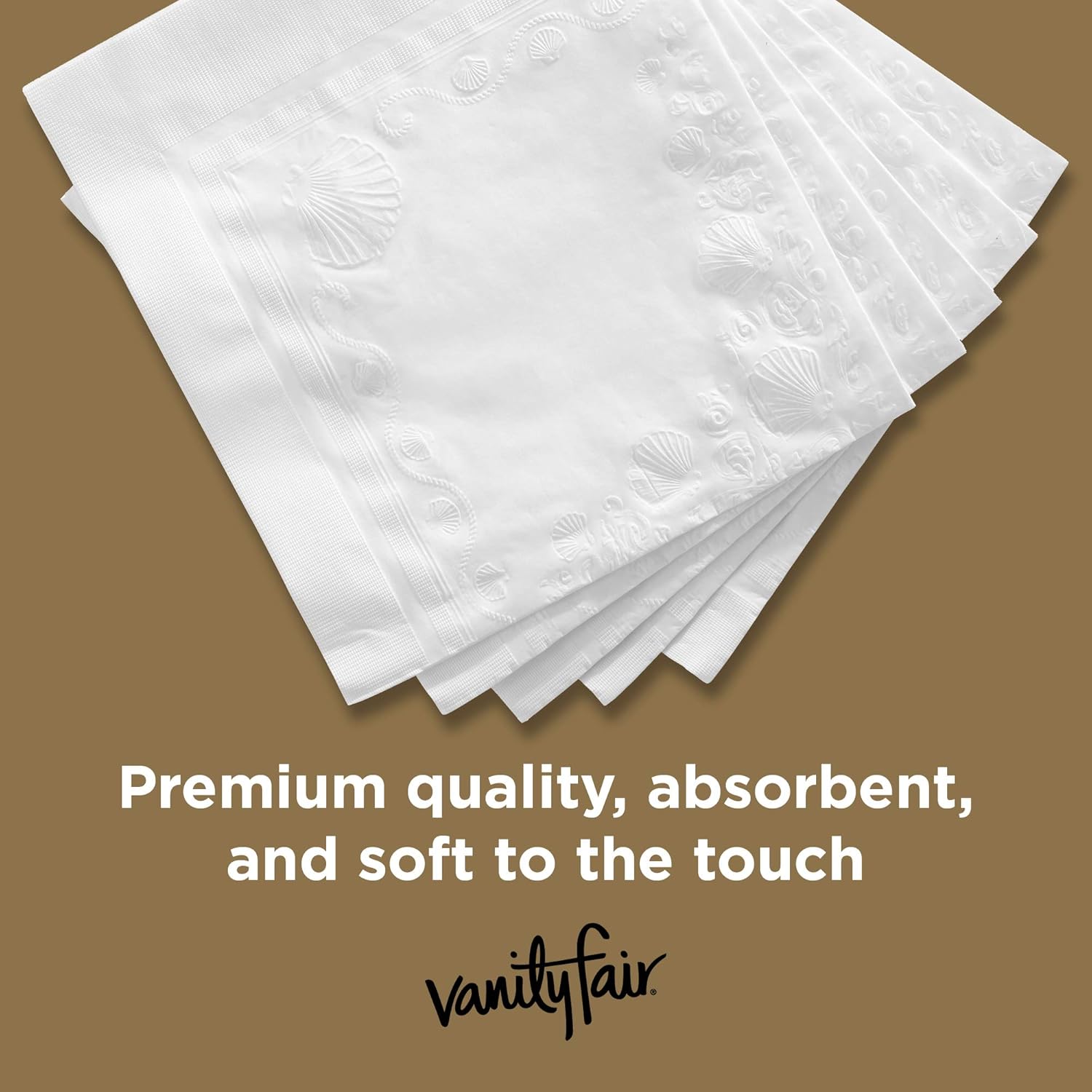Vanity Fair Entertain Paper Napkins 40 Count
