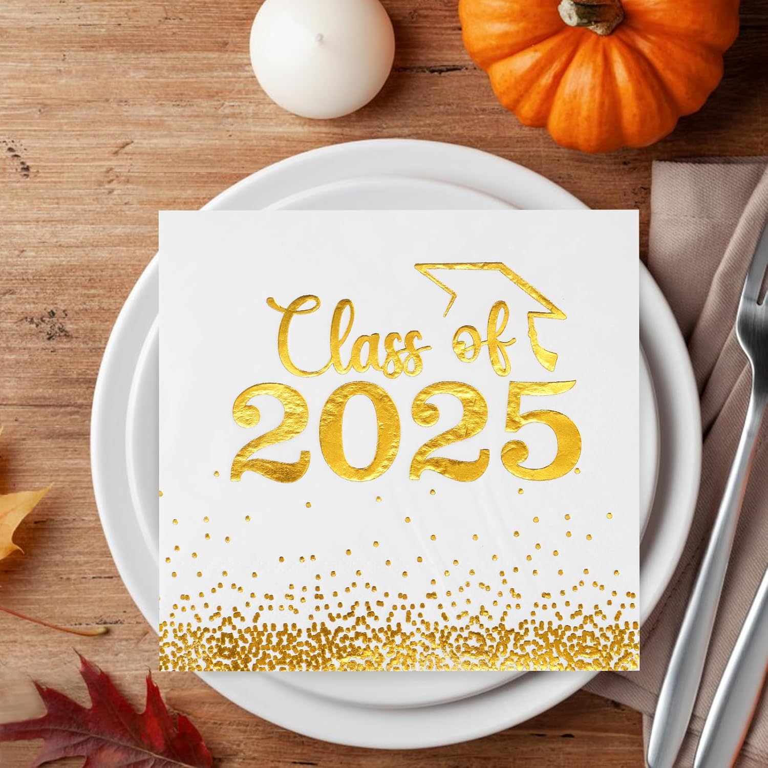 Class of 2025 Graduation Napkins 100 PCS