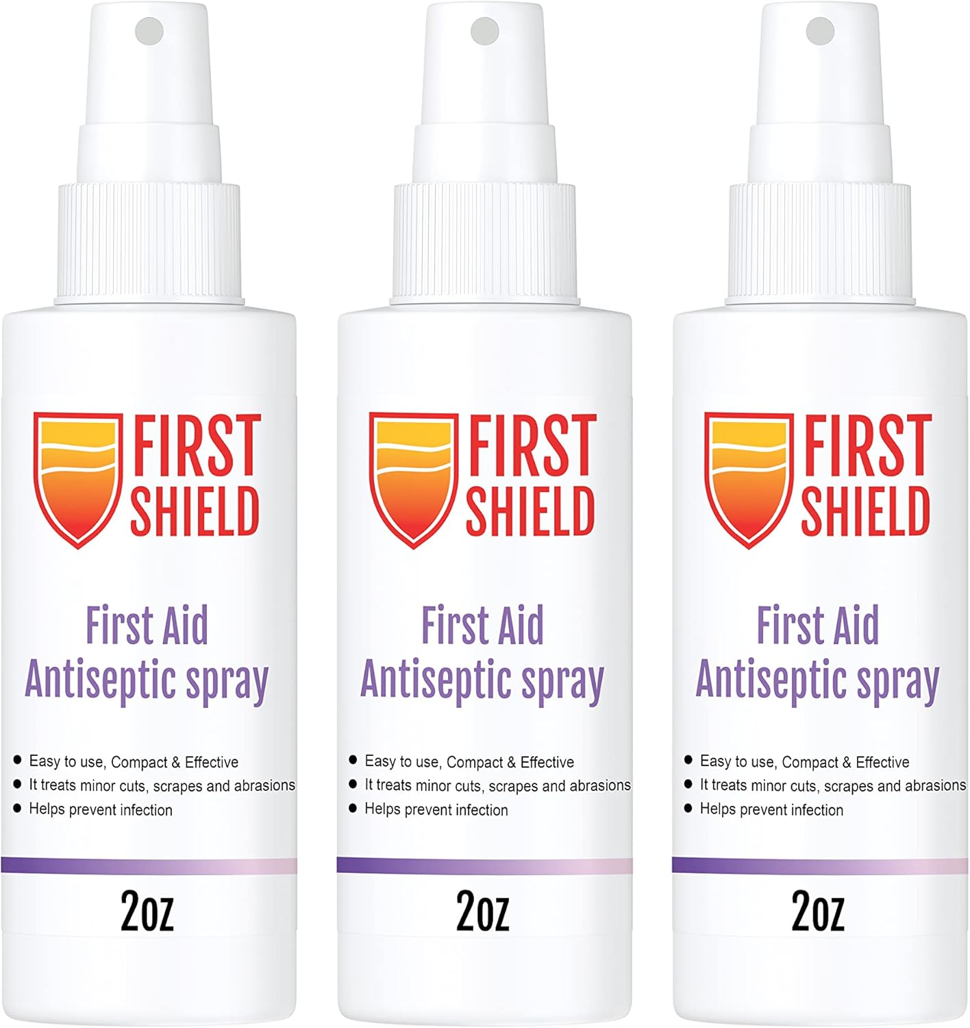 First Shield Antiseptic Spray 2 Oz 3 Pack