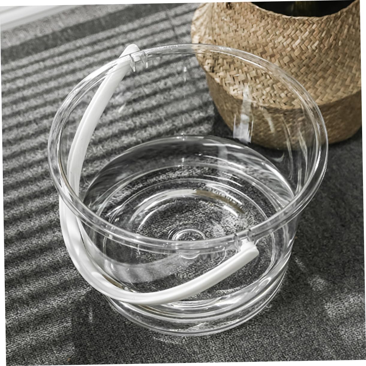 Large Plastic Water Holder Bucket with Handle