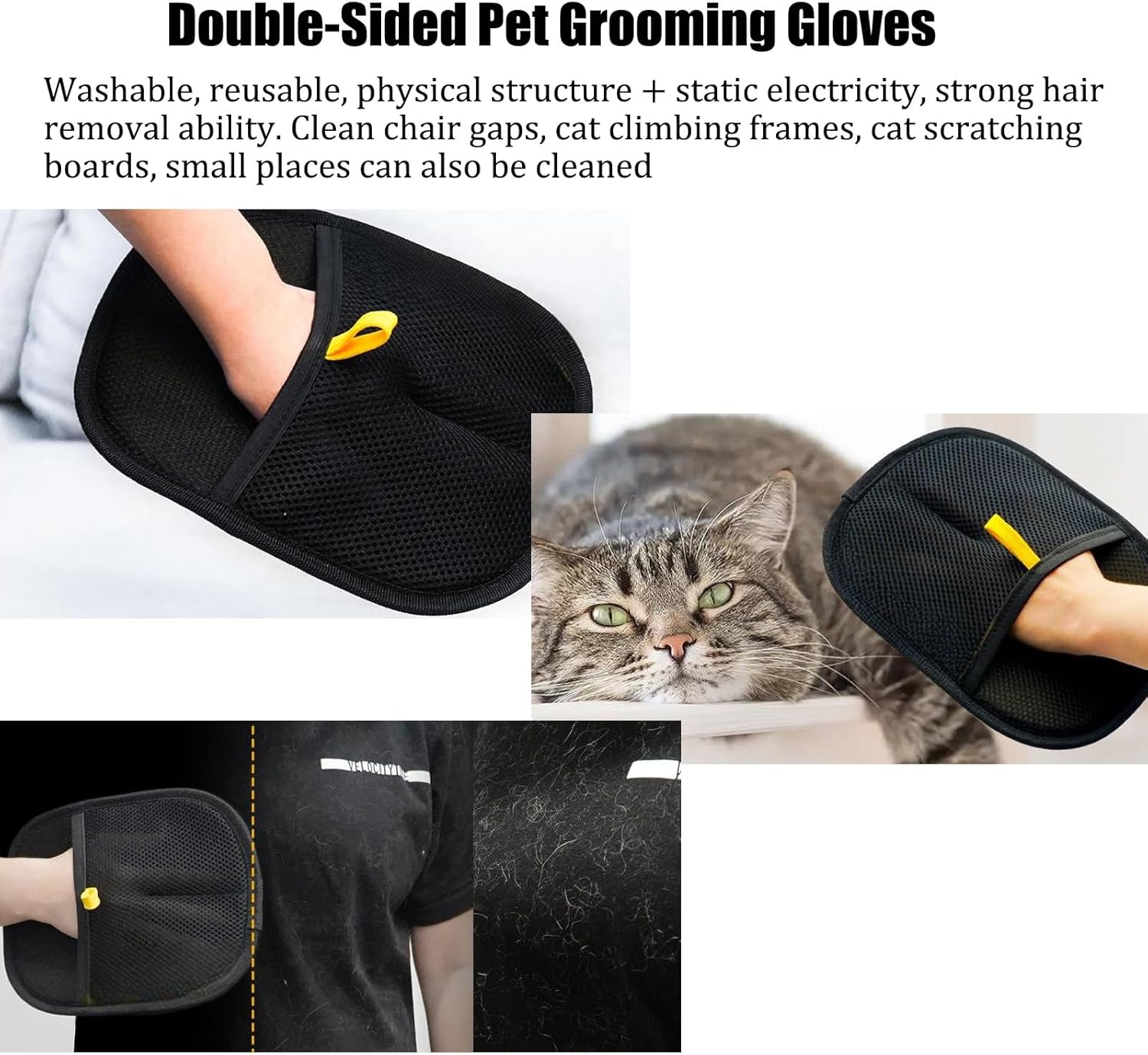 Static Removal Gloves for Dogs and Cats