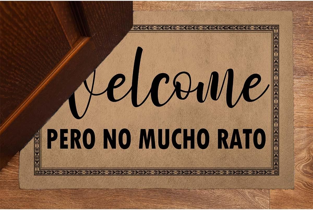 Funny Welcome Rugs with Anti-Slip Rubber Back