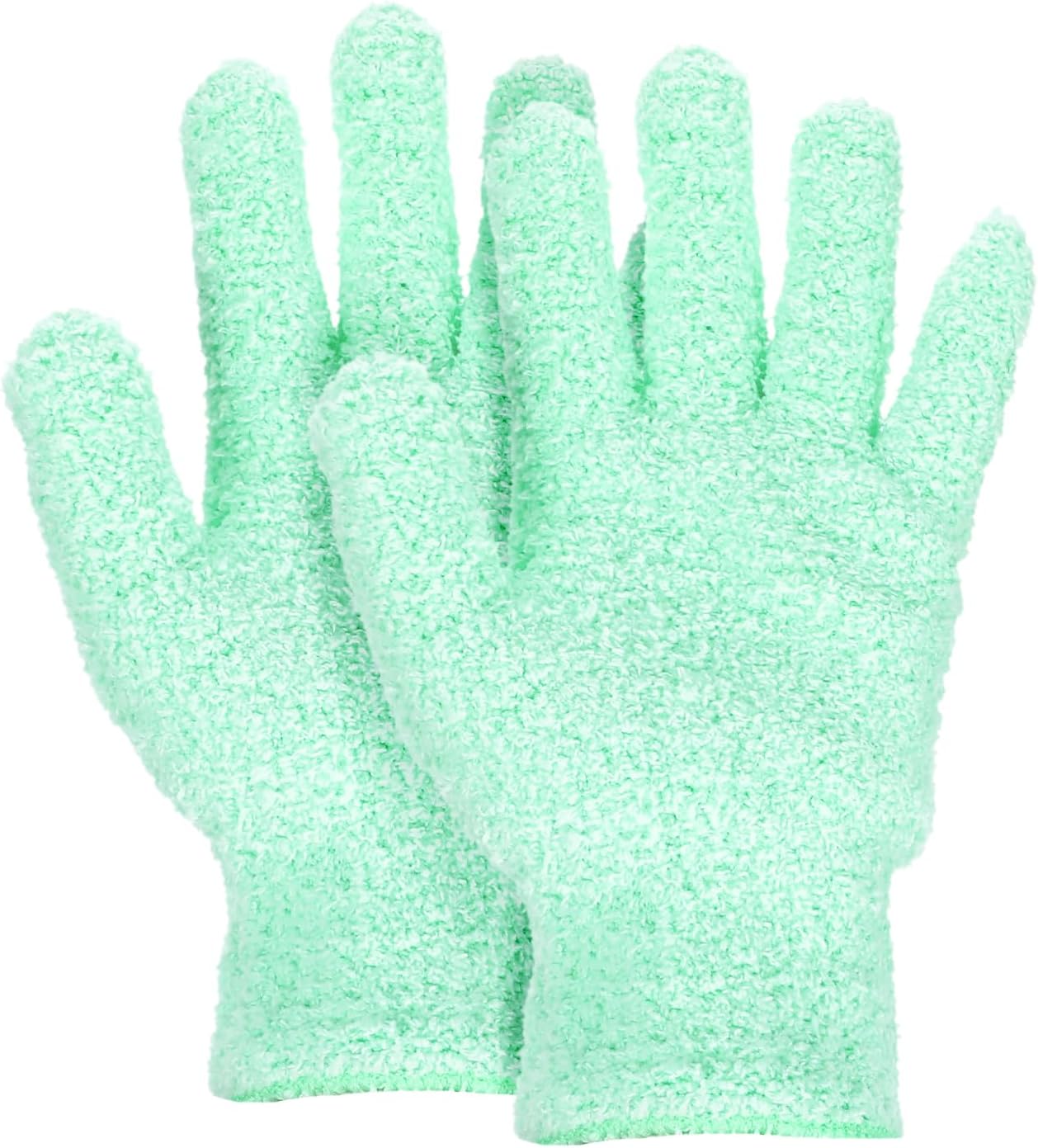 Teaaha 2PCS Microfiber Gloves for Dusting