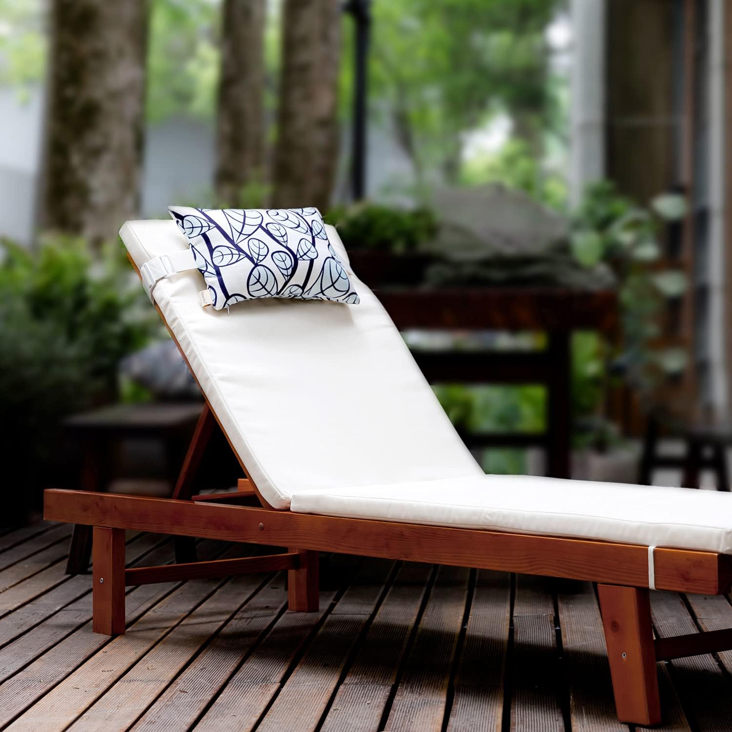 Patio Head Support Pillow 2 Pack with Elastic Strap