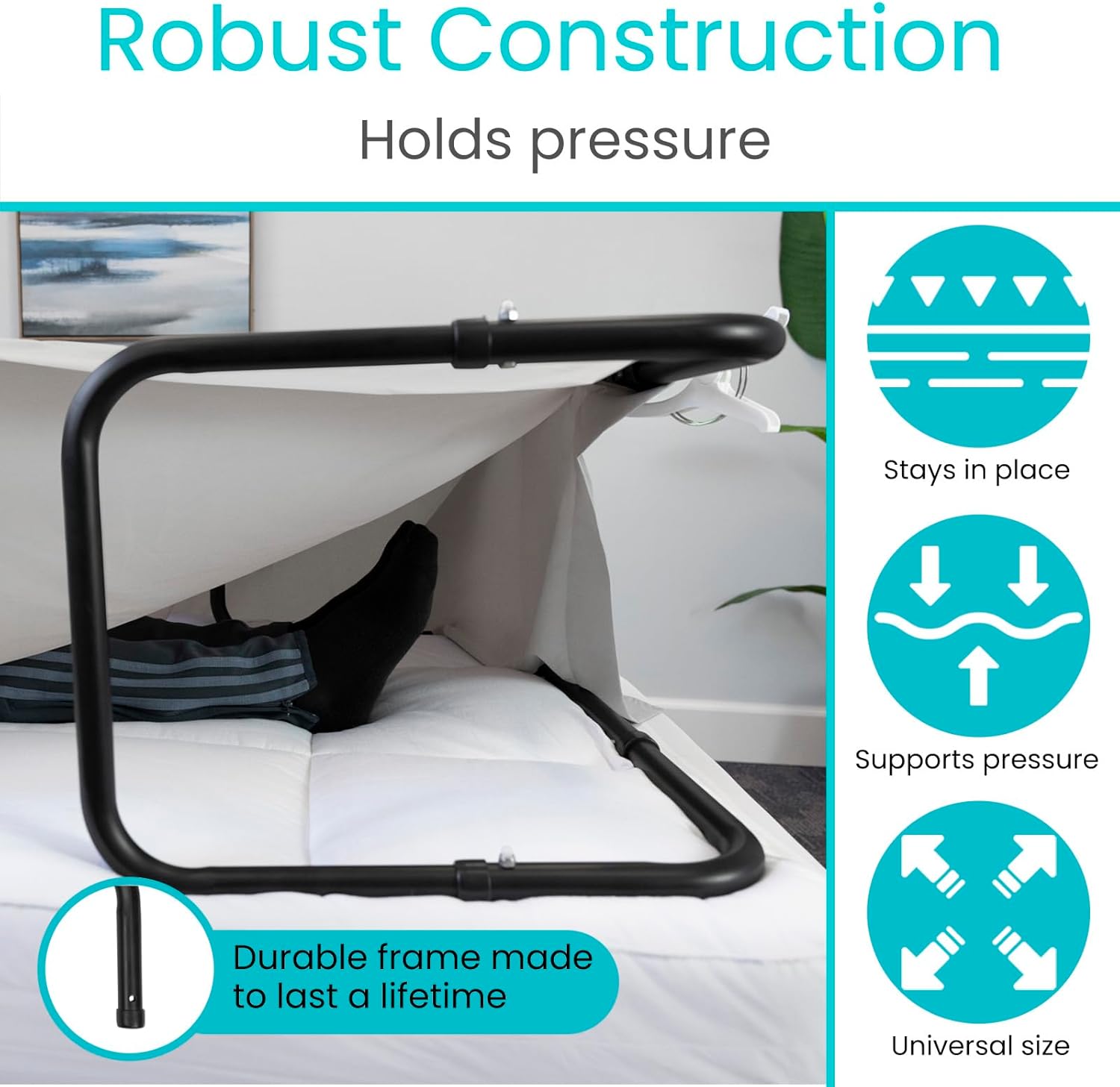 Vive Adjustable Blanket Lifter for Feet 26-34 Inches