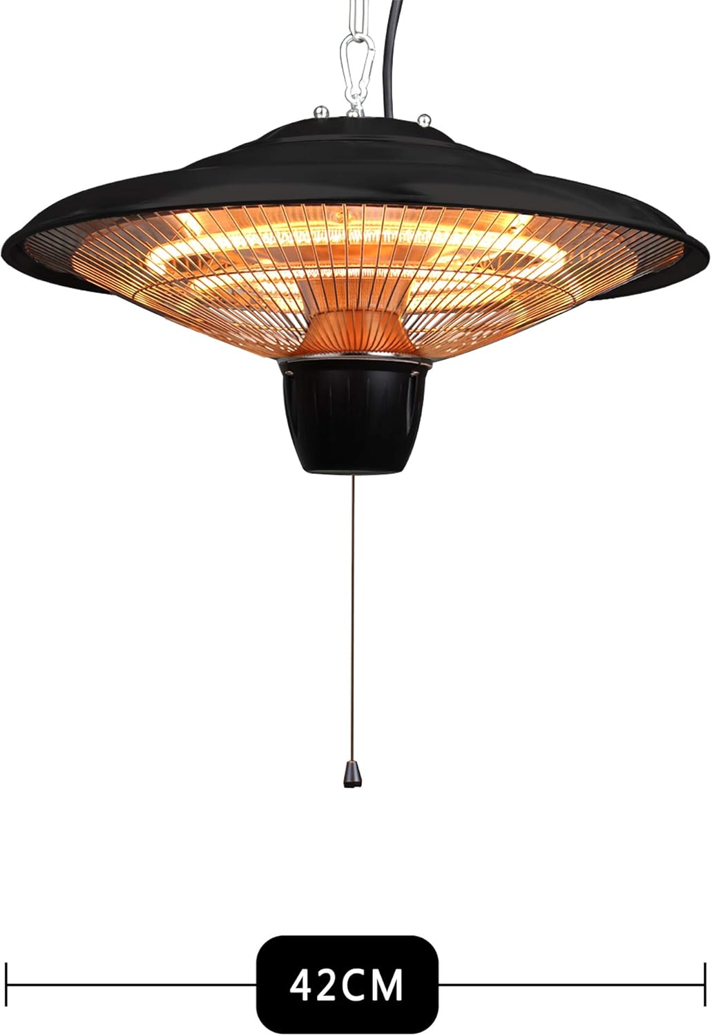 Donyer Power 1500W Electric Heater for Indoor and Outdoor Use