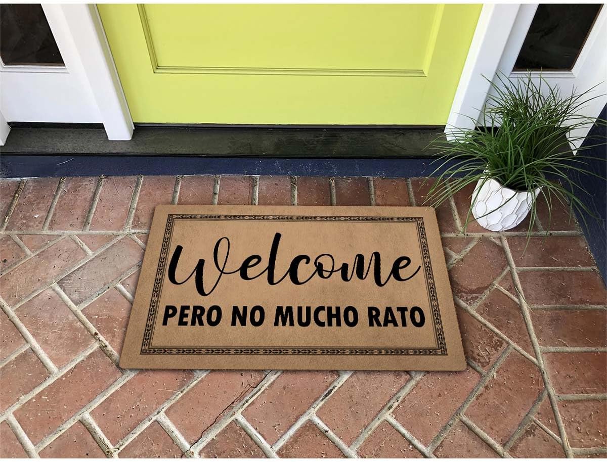 Funny Welcome Rugs with Anti-Slip Rubber Back