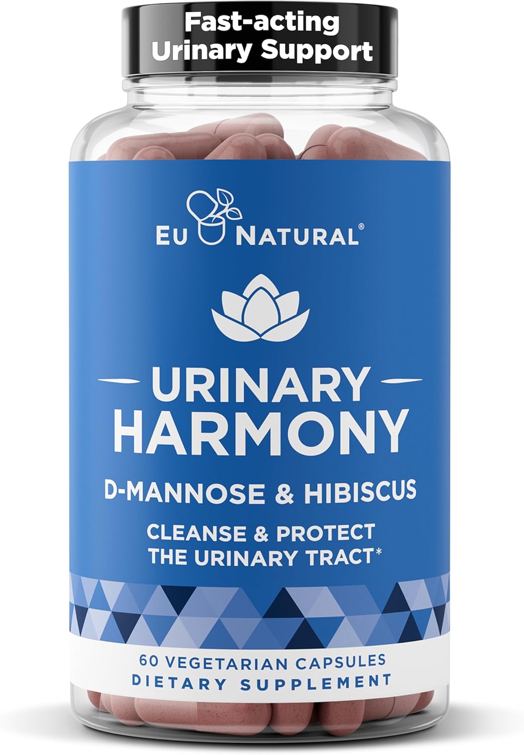 Urinary Harmony D-Mannose Capsules 60 Clinical Strength