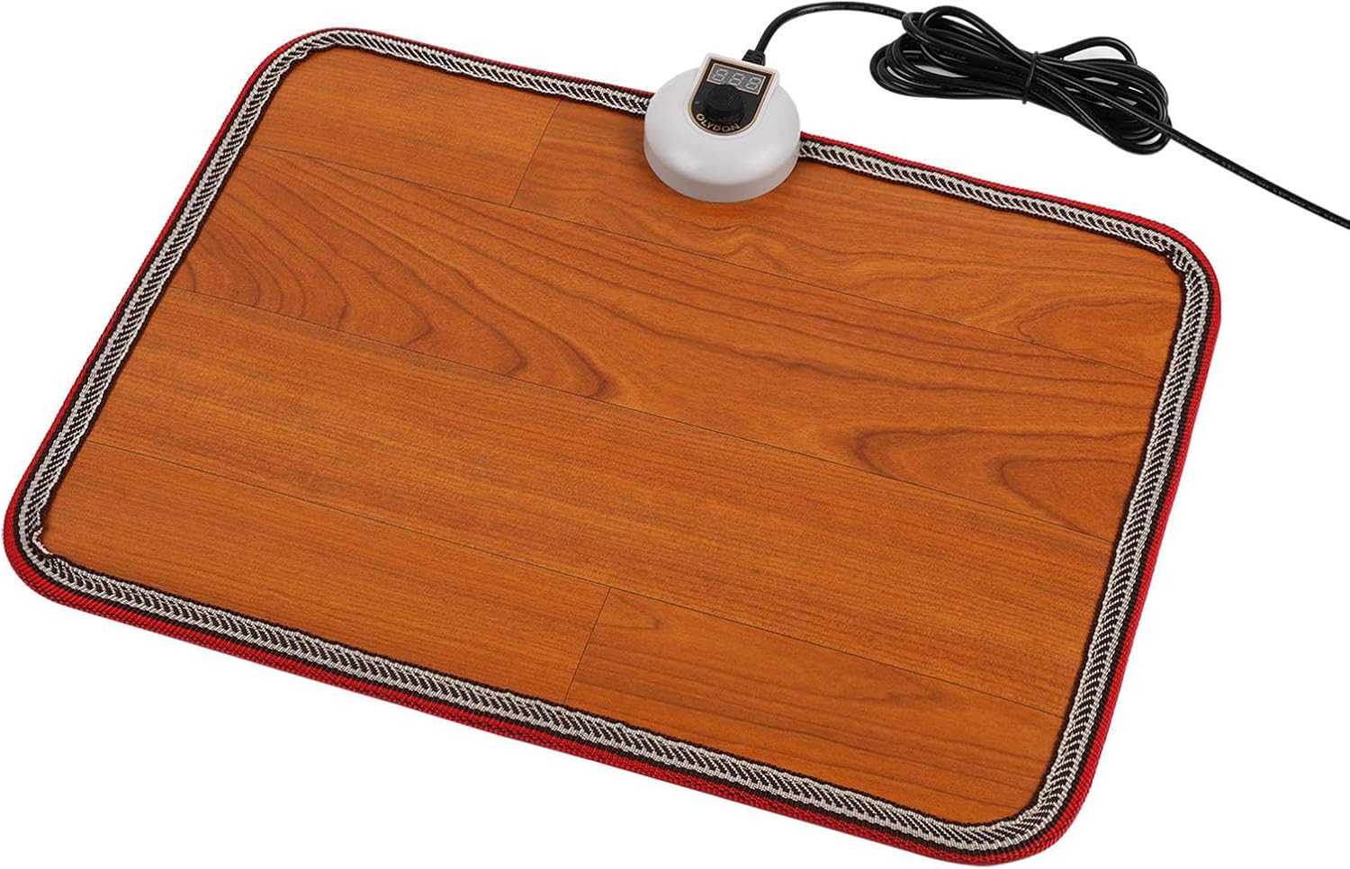 OLYDON Heated Floor Mat Under Desk - 110v Toes Warming Heater